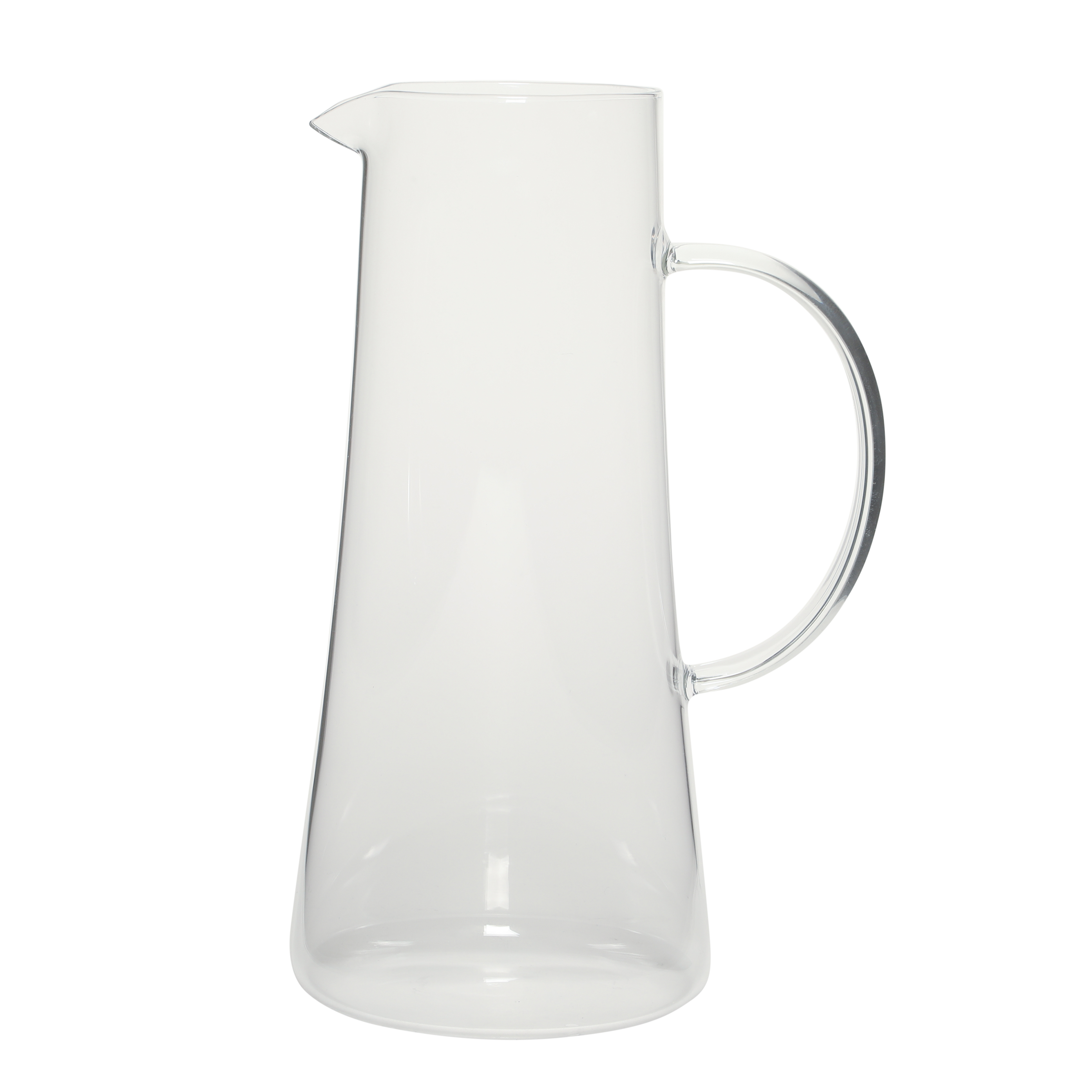 Gibson Home Boozy Brunch 7 Piece Glass Pitcher & Tumbler Set – 1.5L Pitcher with Six 13–14oz Tumblers, Everyday Beverage & Entertaining Drinkware Set, Dishwasher Safe