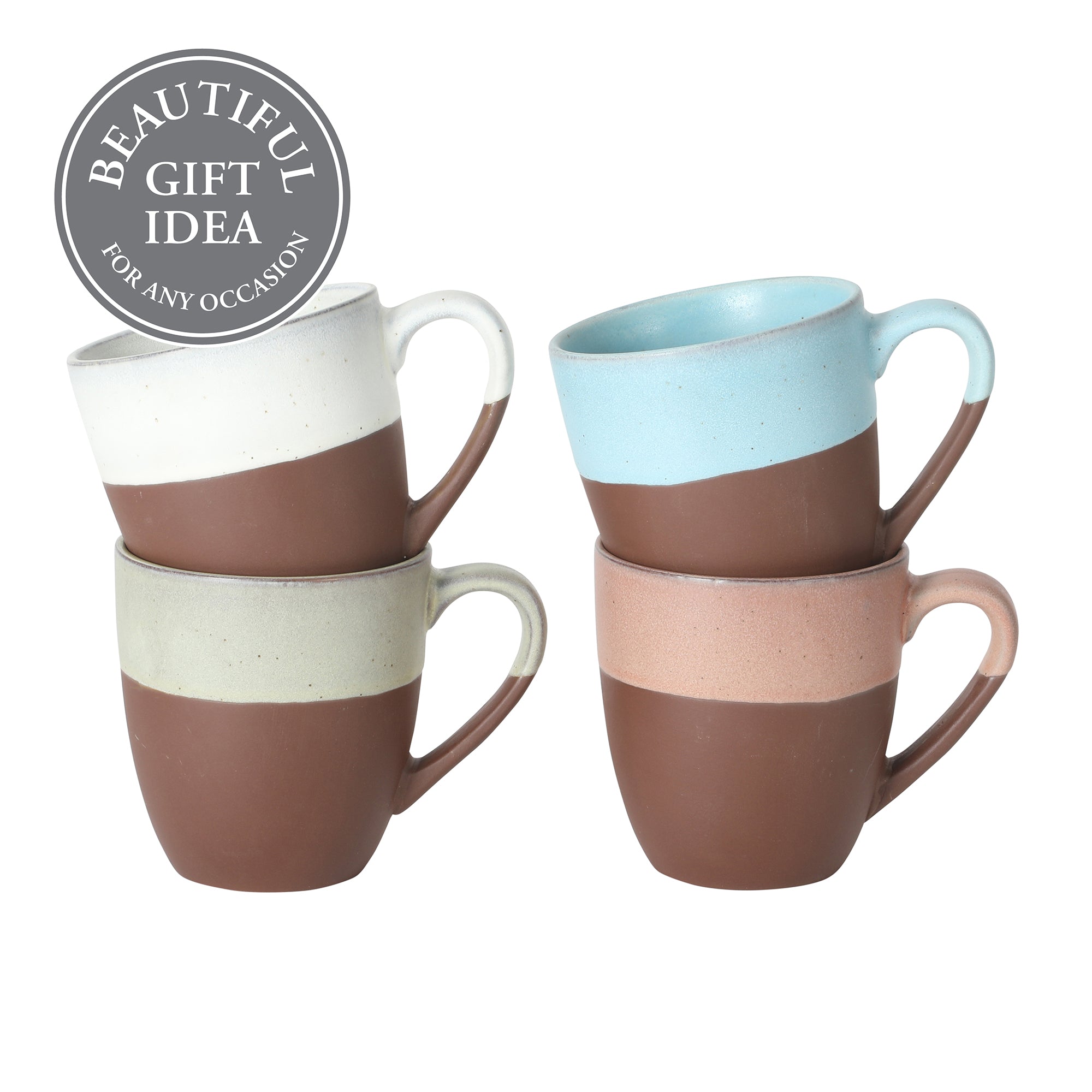 Gibson Elite William Crest 4-Piece Coffee Mug Set