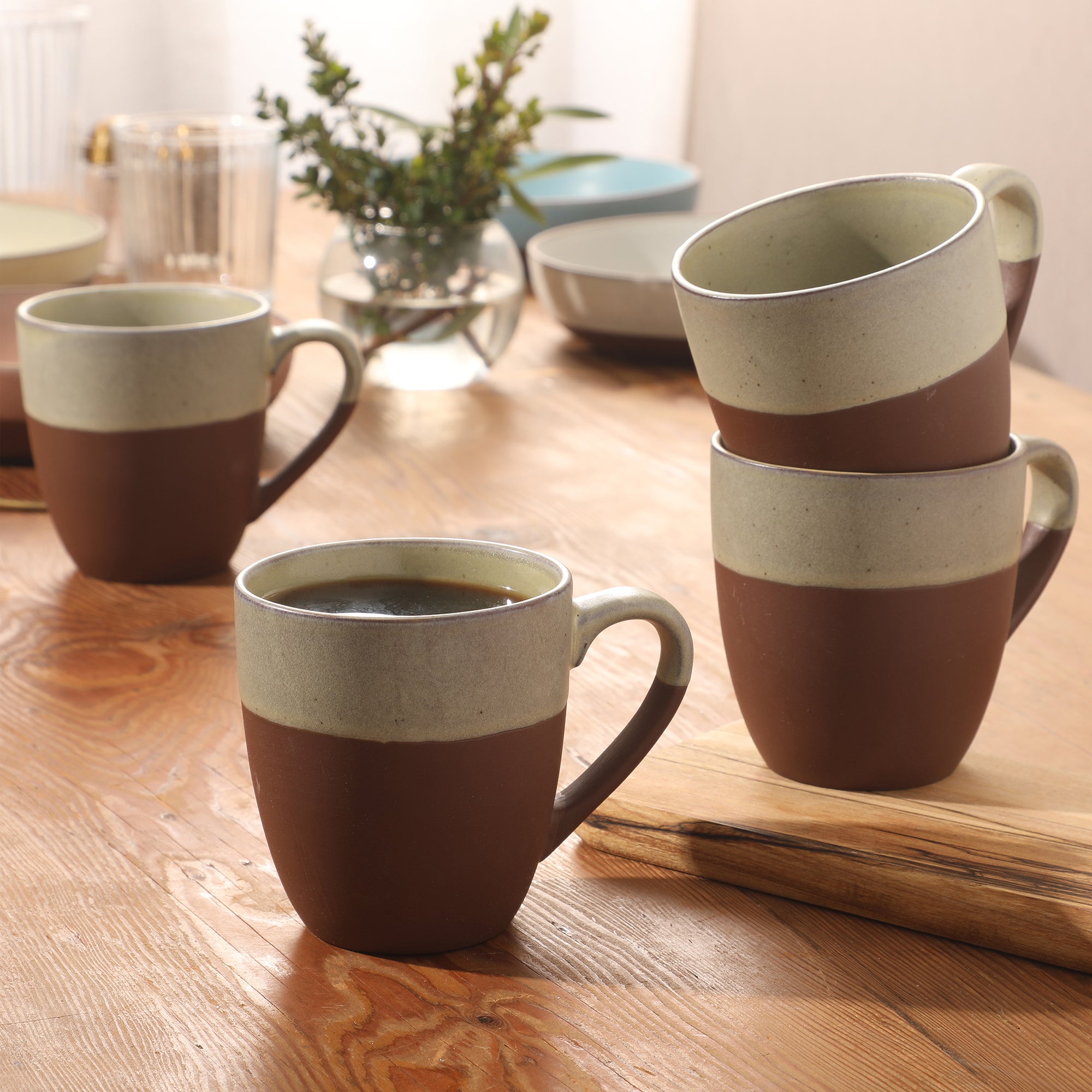 Gibson Elite William Crest 4-Piece Coffee Mug Set