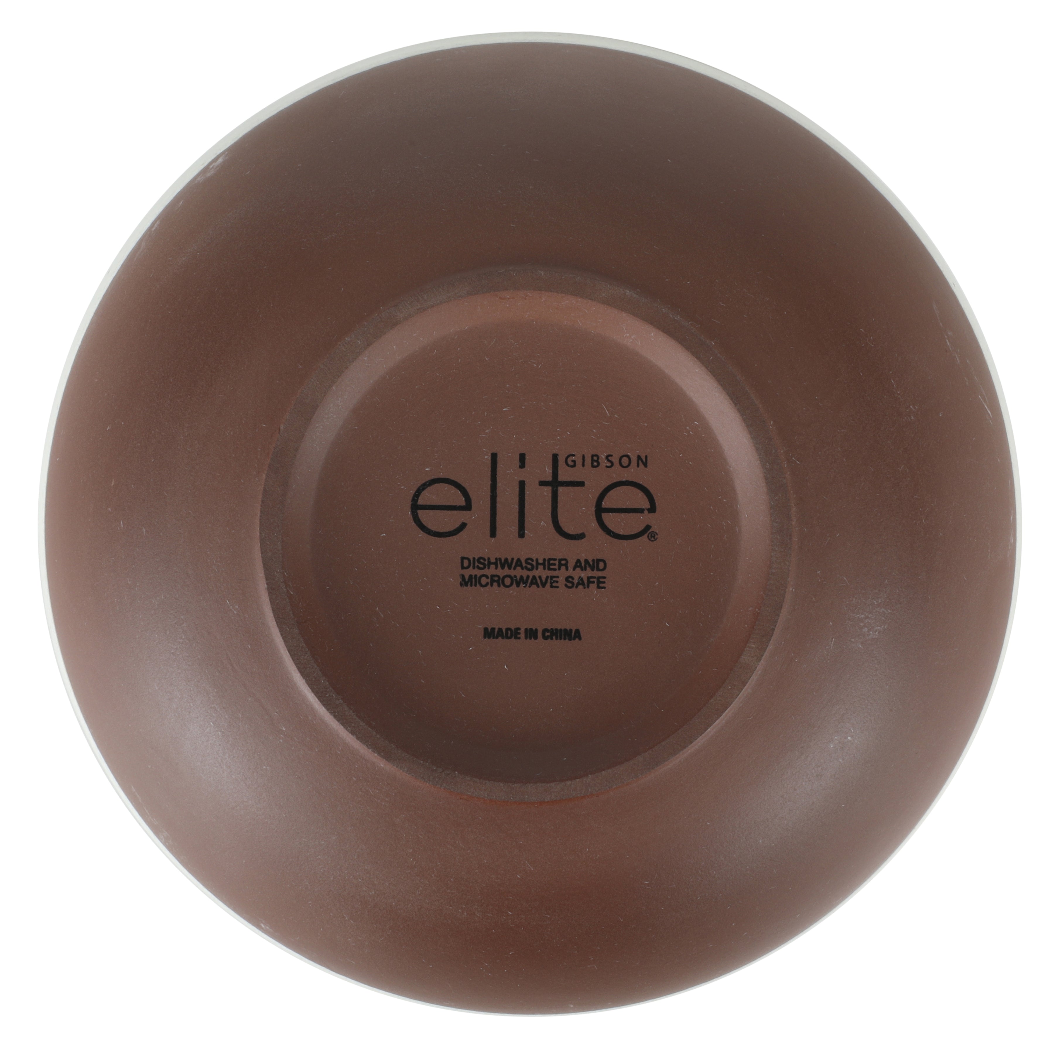Gibson Elite William Crest 4 Piece Cereal Bowl Set, 6.25” Round Stoneware Bowls, Reactive Glaze Finish, Soup, Dessert & Snack Bowls, Microwave & Dishwasher Safe
