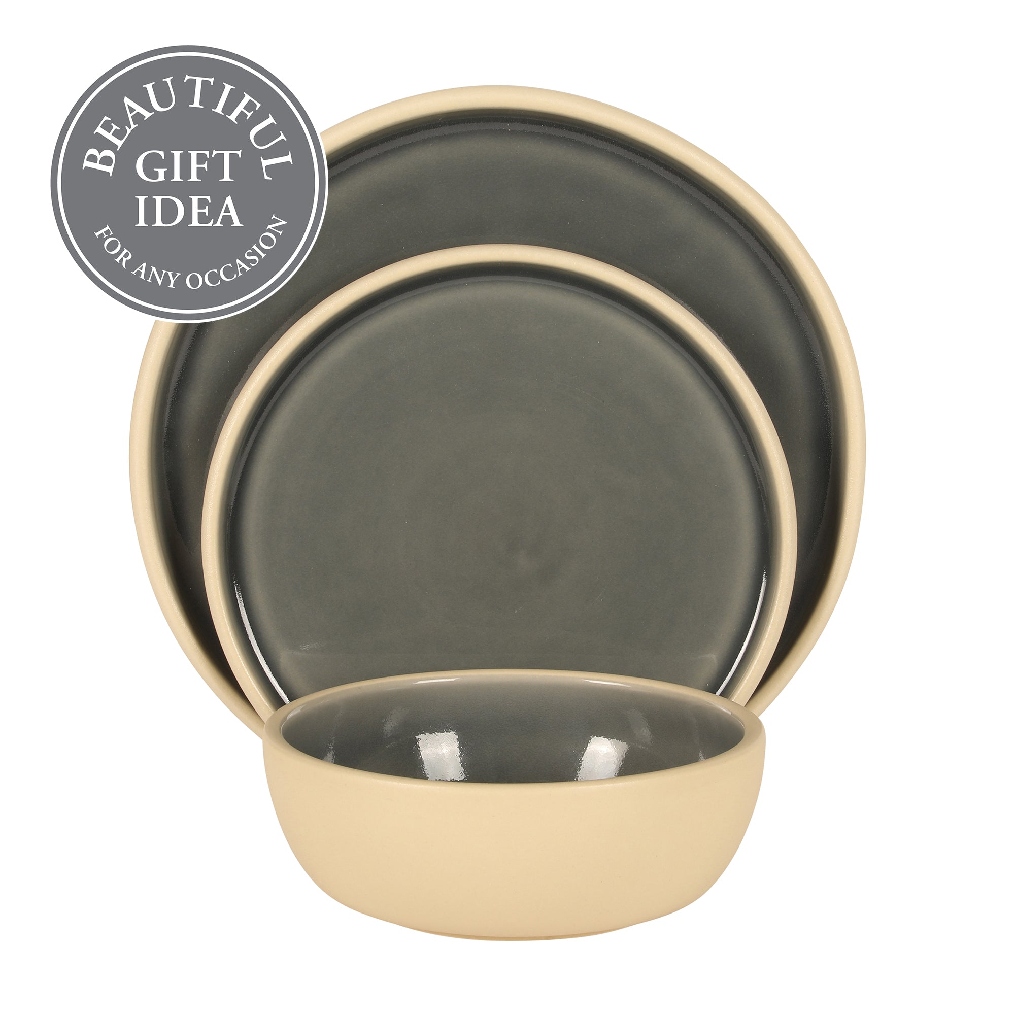 Gibson Elite Port Gaia 12-Piece Dinnerware Set