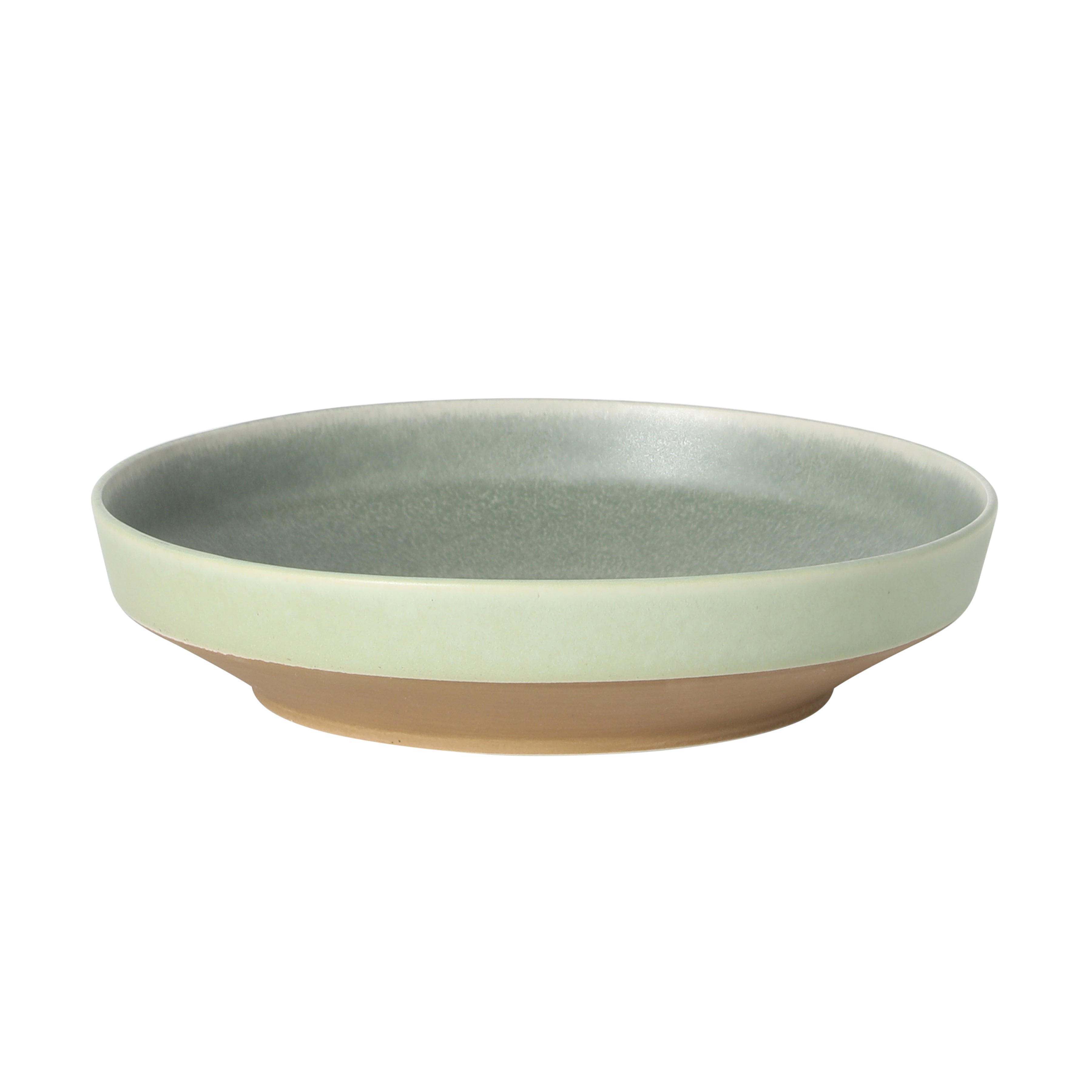 Gibson Elite Octavia Place 16 Piece Stoneware Dinnerware Set, Service for 4, Coupe Modern Plates & Bowls, Reactive Glaze Finish, Green, Microwave & Dishwasher Safe