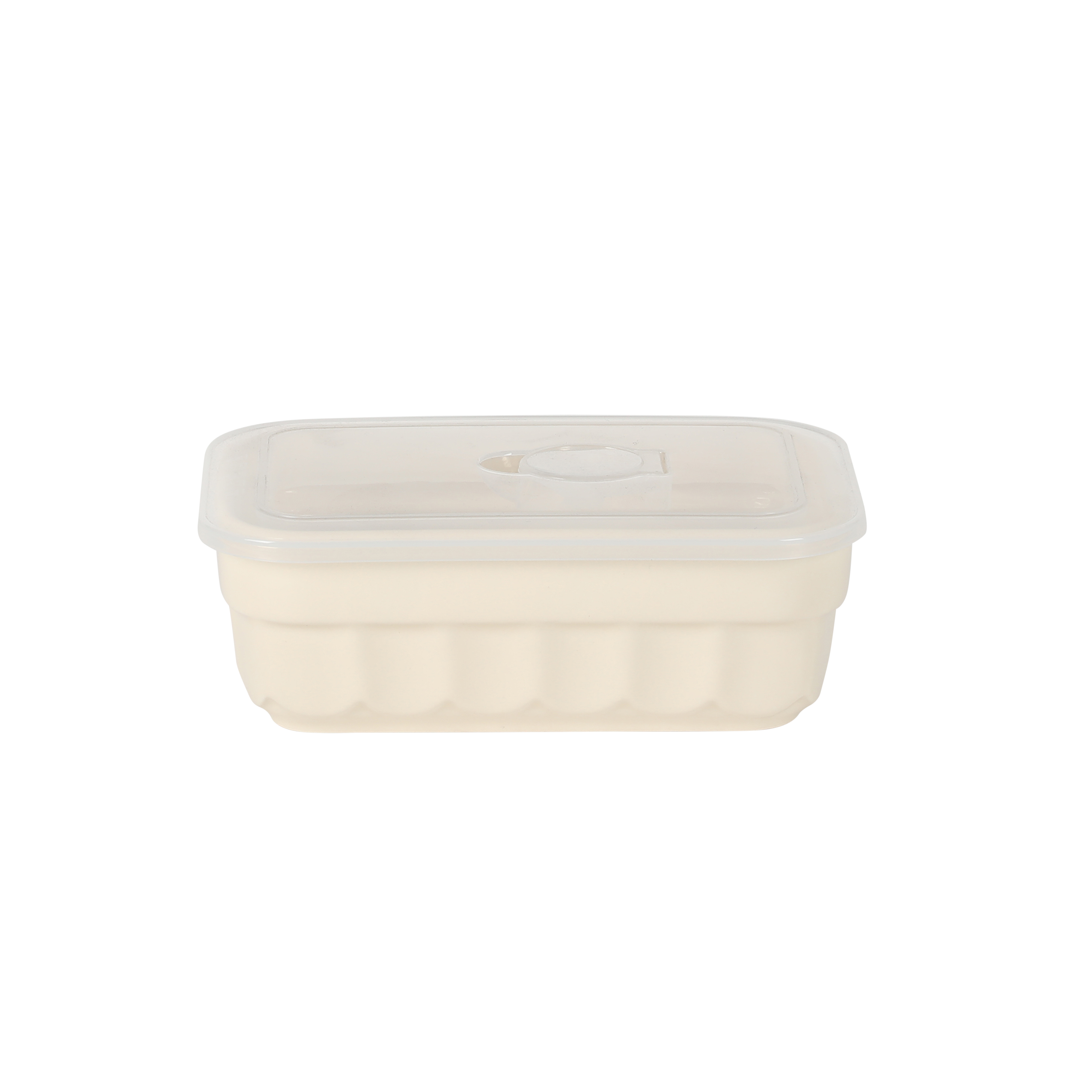 Martha Stewart Broadbrook 6 Piece Stoneware Meal Prep Container Set with Lids, Rectangular/Round Food Storage & Bakeware, Cream, Oven, Microwave & Dishwasher Safe