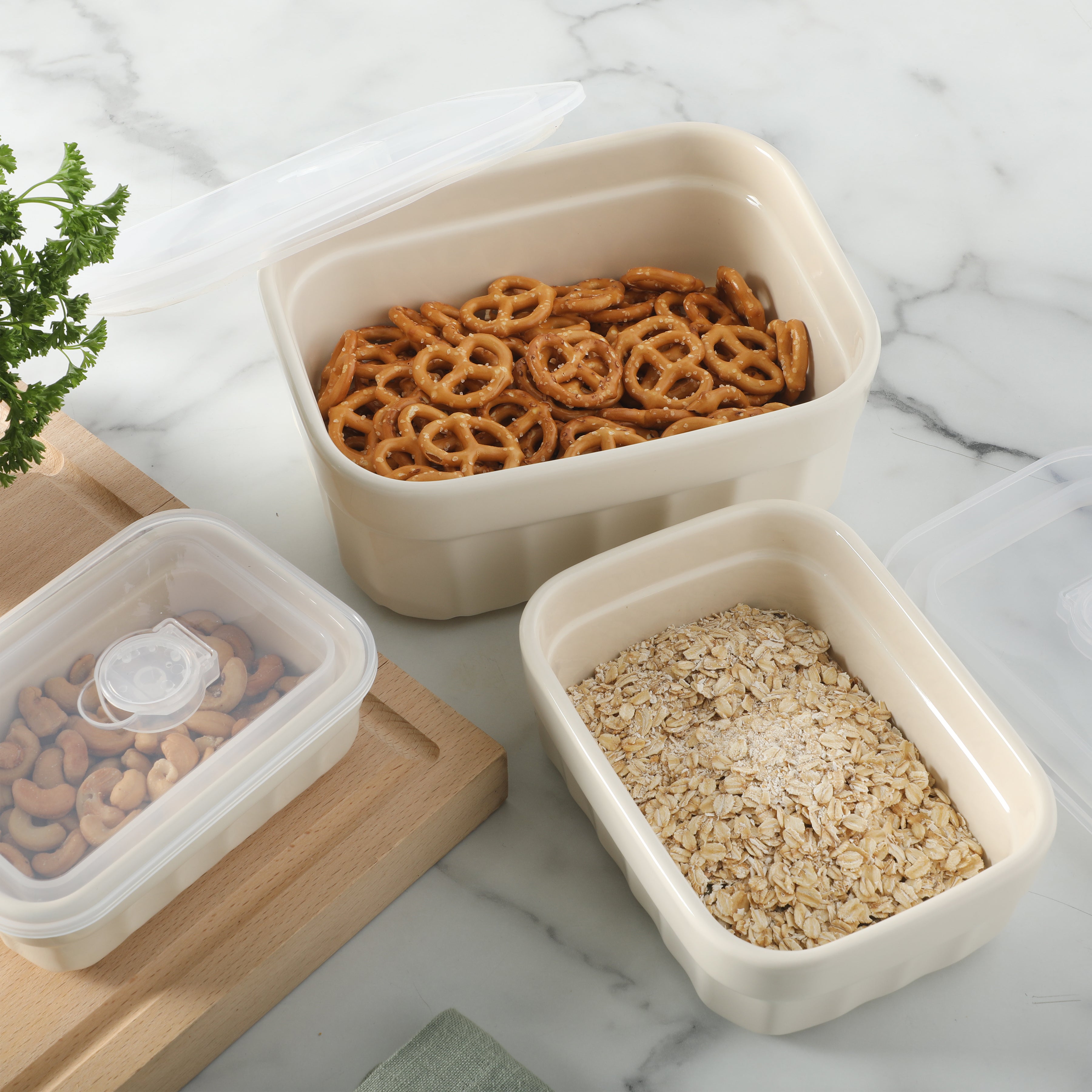 Martha Stewart Broadbrook 6-Piece Food Storage Set