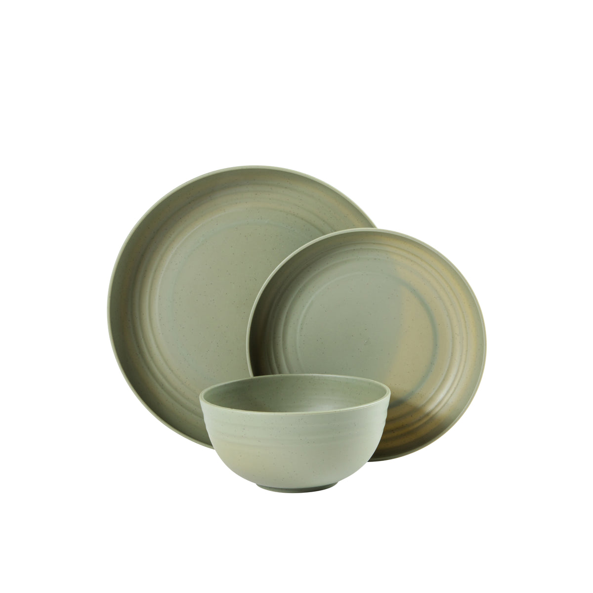 Gibson Home Carmel Haze Plates and Bowls Set, 12 Piece Wheat Straw Dinnerware with Tumblers, Set for 4, Unbreakable & Lightweight, Dishwasher Safe, Matte Black