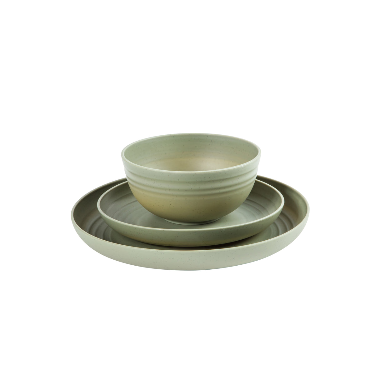 Gibson Home Carmel Haze Plates and Bowls Set, 12 Piece Wheat Straw Dinnerware with Tumblers, Set for 4, Unbreakable & Lightweight, Dishwasher Safe, Matte Black