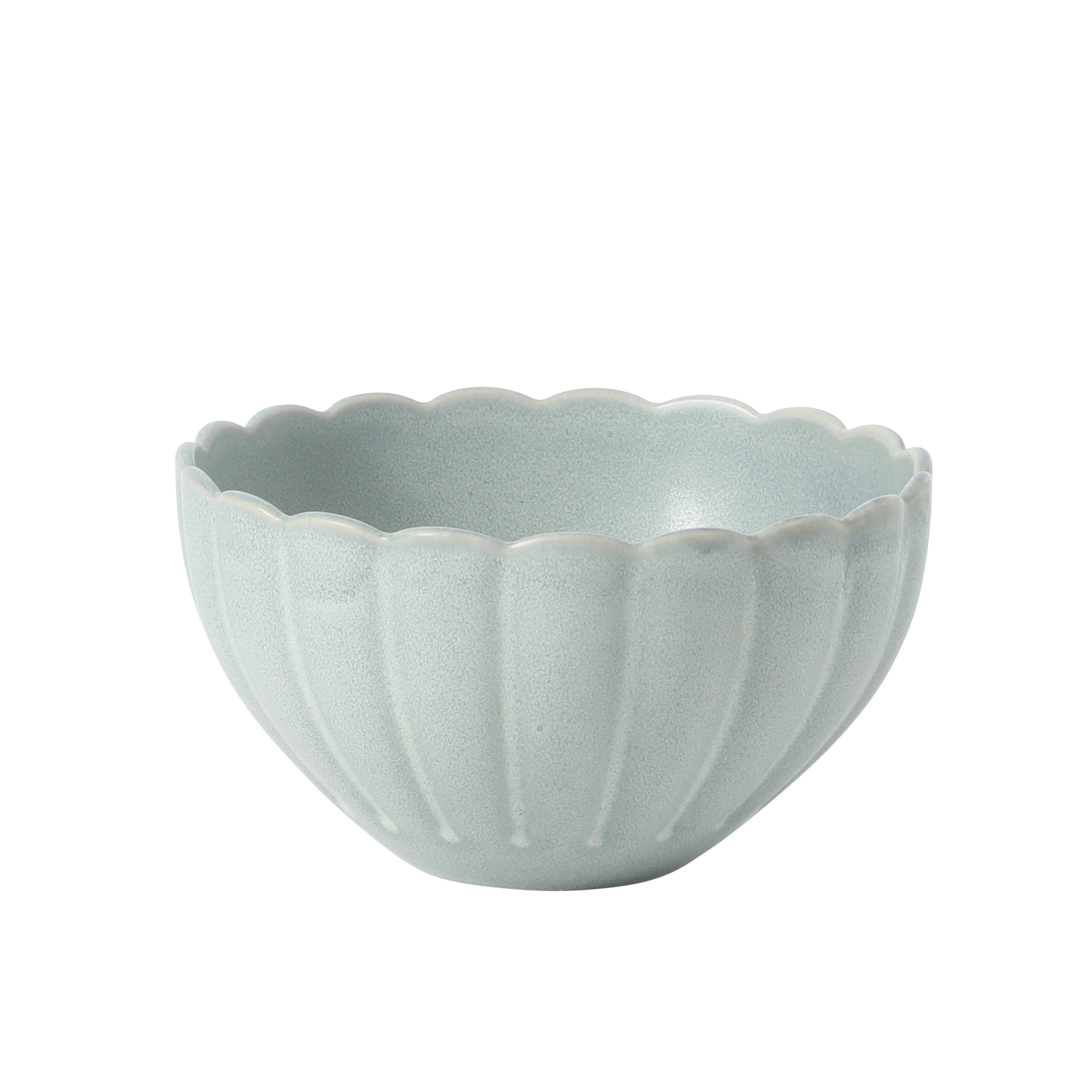 Gibson Elite Plates and Bowls Sets, 12-Piece Stoneware Dinnerware Set for 4, Scalloped Dish Set with Dinner Plates, Salad Plates & Bowls