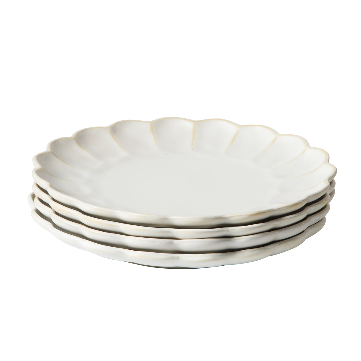 Bloomhouse Dinner Plates Set of 4, 10.75 Inch Stoneware Plates, Reactive Glaze, 2-Time Oprah's Favorite Things, Dishwasher & Microwave Safe