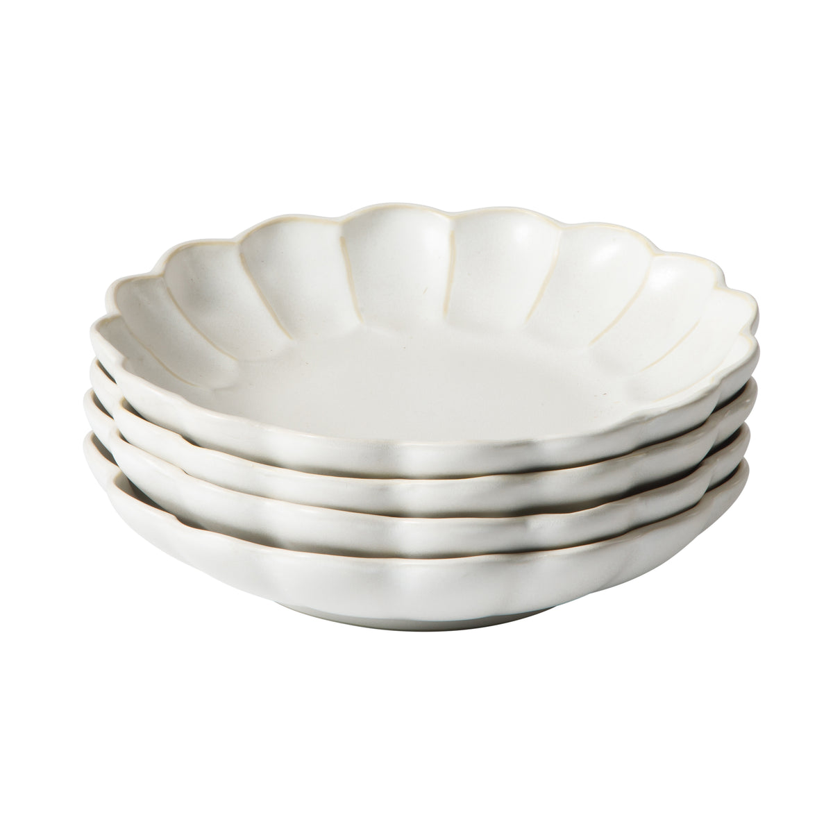 Bloomhouse Pasta Bowls Set of 4, 9 Inch Stoneware Soup & Salad Bowls, Reactive Glaze, Oprah's Favorite Things, Dishwasher & Microwave Safe