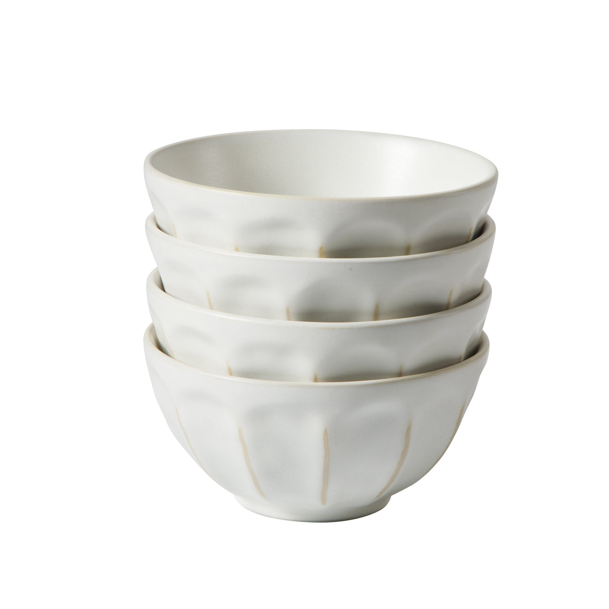 Bloomhouse Soup Bowls Set of 4, 6.4 Inch Stoneware Cereal Bowls, Reactive Glaze, 2-Time Oprah's Favorite Things, Dishwasher & Microwave Safe