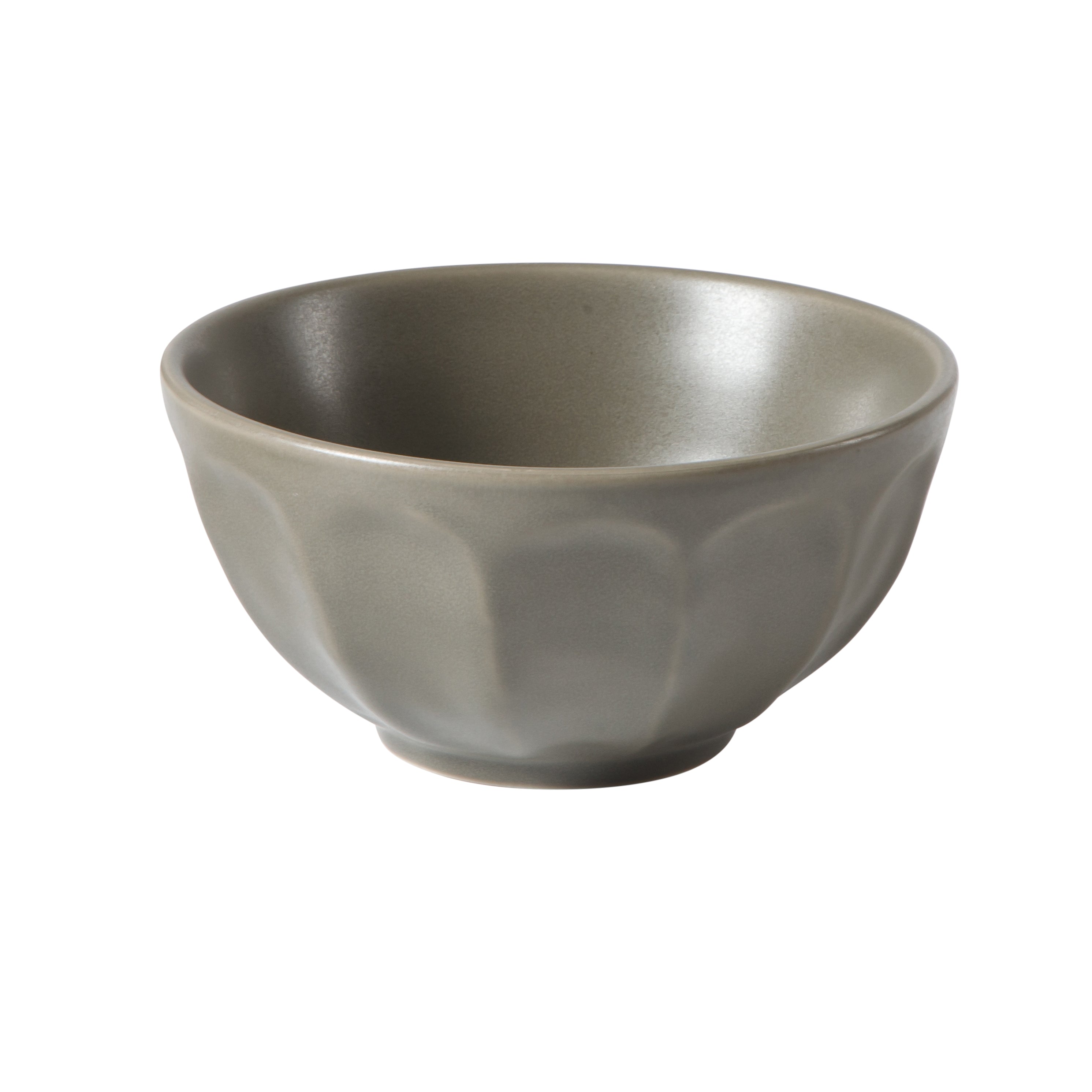 Bloomhouse Soup Bowls Set of 4, 6.4 Inch Stoneware Cereal Bowls, Reactive Glaze, 2-Time Oprah's Favorite Things, Dishwasher & Microwave Safe, Grey