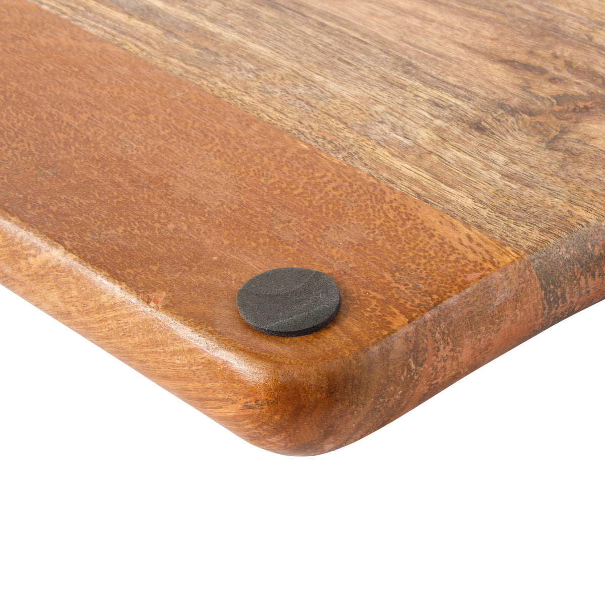 Bloomhouse Mango Wood Rectangular Charcuterie Board with Handle, Serving Board