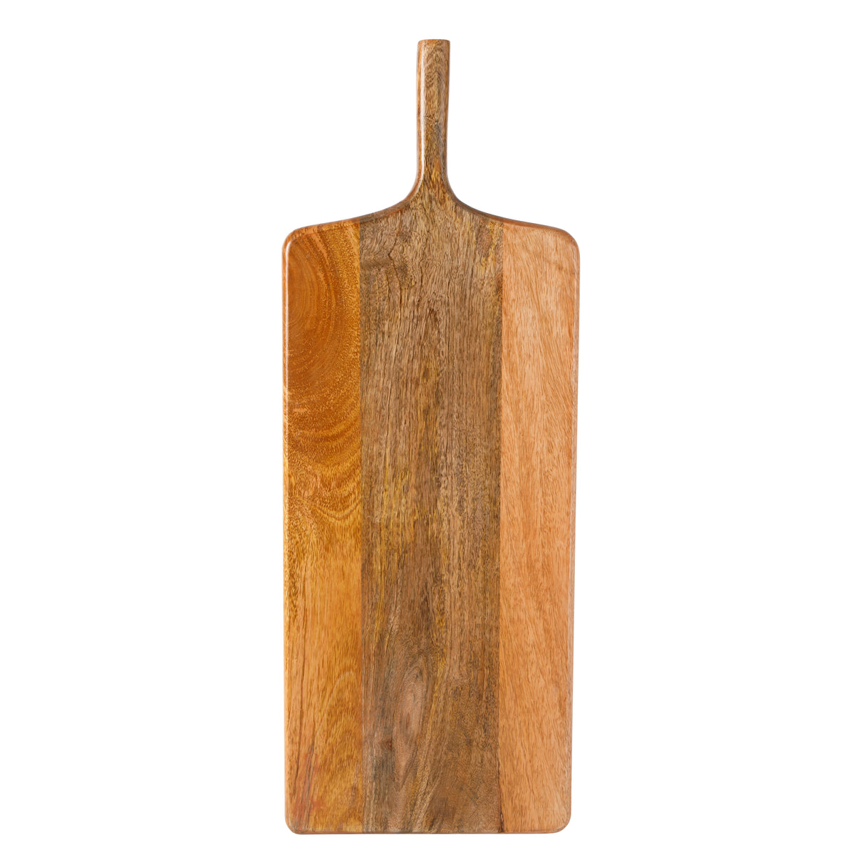 Bloomhouse Mango Wood Rectangular Charcuterie Board with Handle, Serving Board