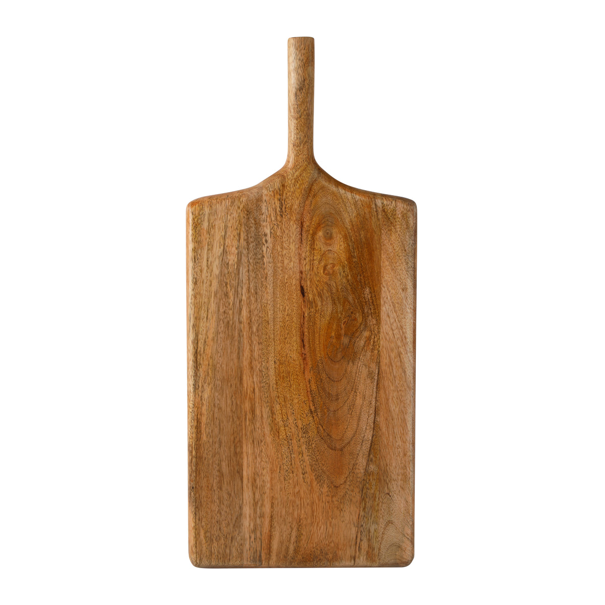 Bloomhouse Mango Wood Rectangular Charcuterie Board with Handle, Serving Board