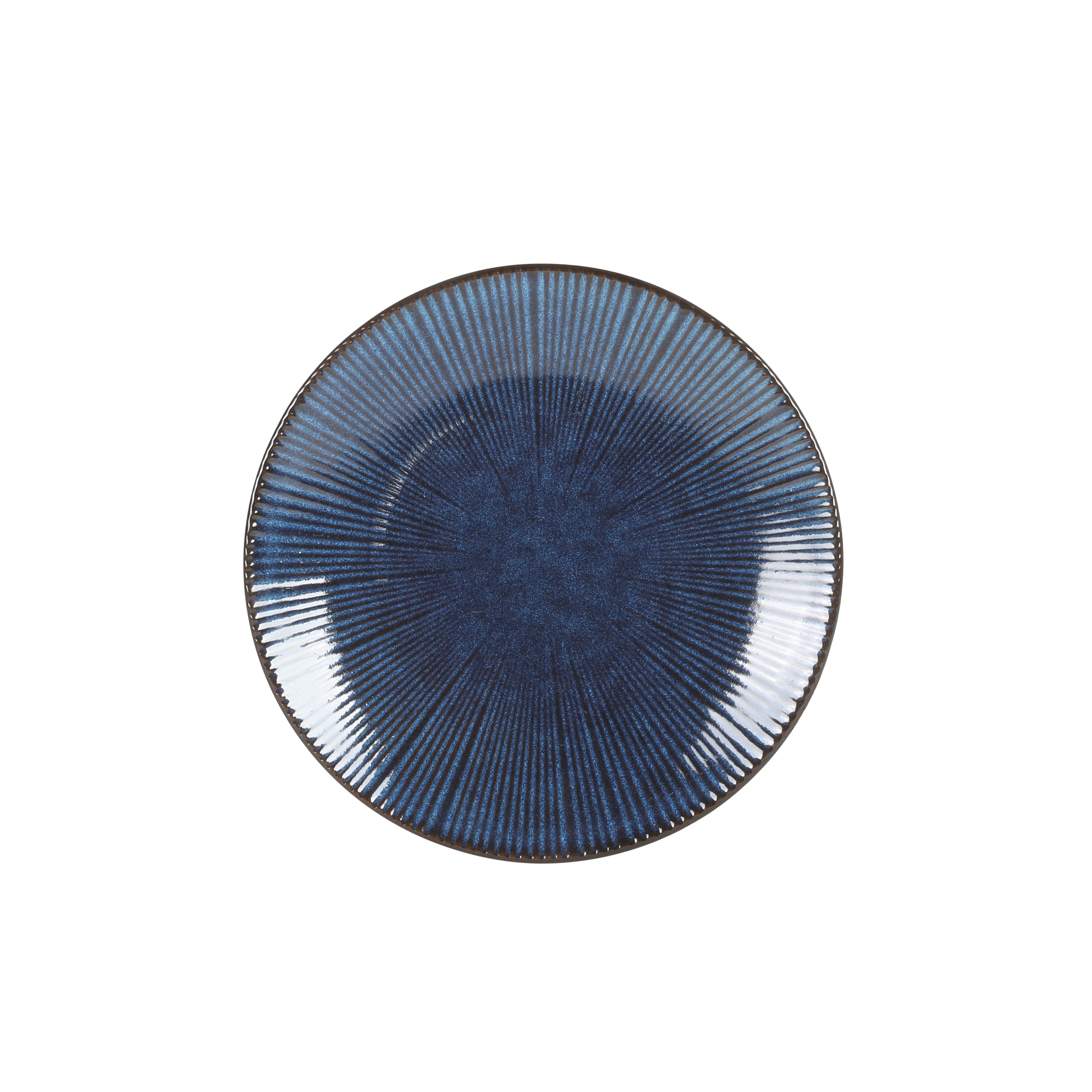 Gibson Elite Midnight Luna Plates and Bowls Sets, 12-Piece Stoneware D