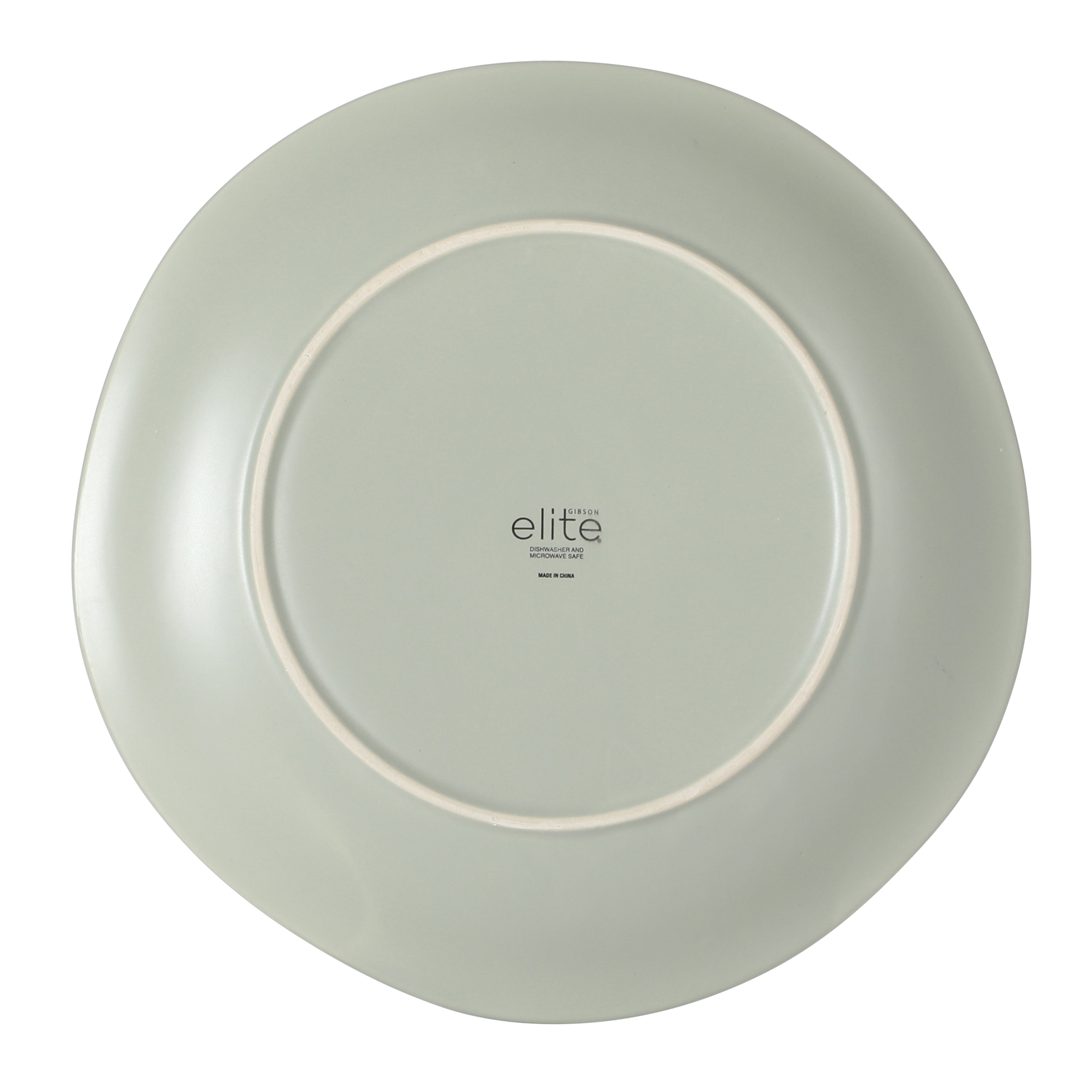 Gibson Elite Port Barton Plates and Bowls Sets, 12-Piece Stoneware Dinnerware Sets, Reactive Glaze Dish Set, Service for 4