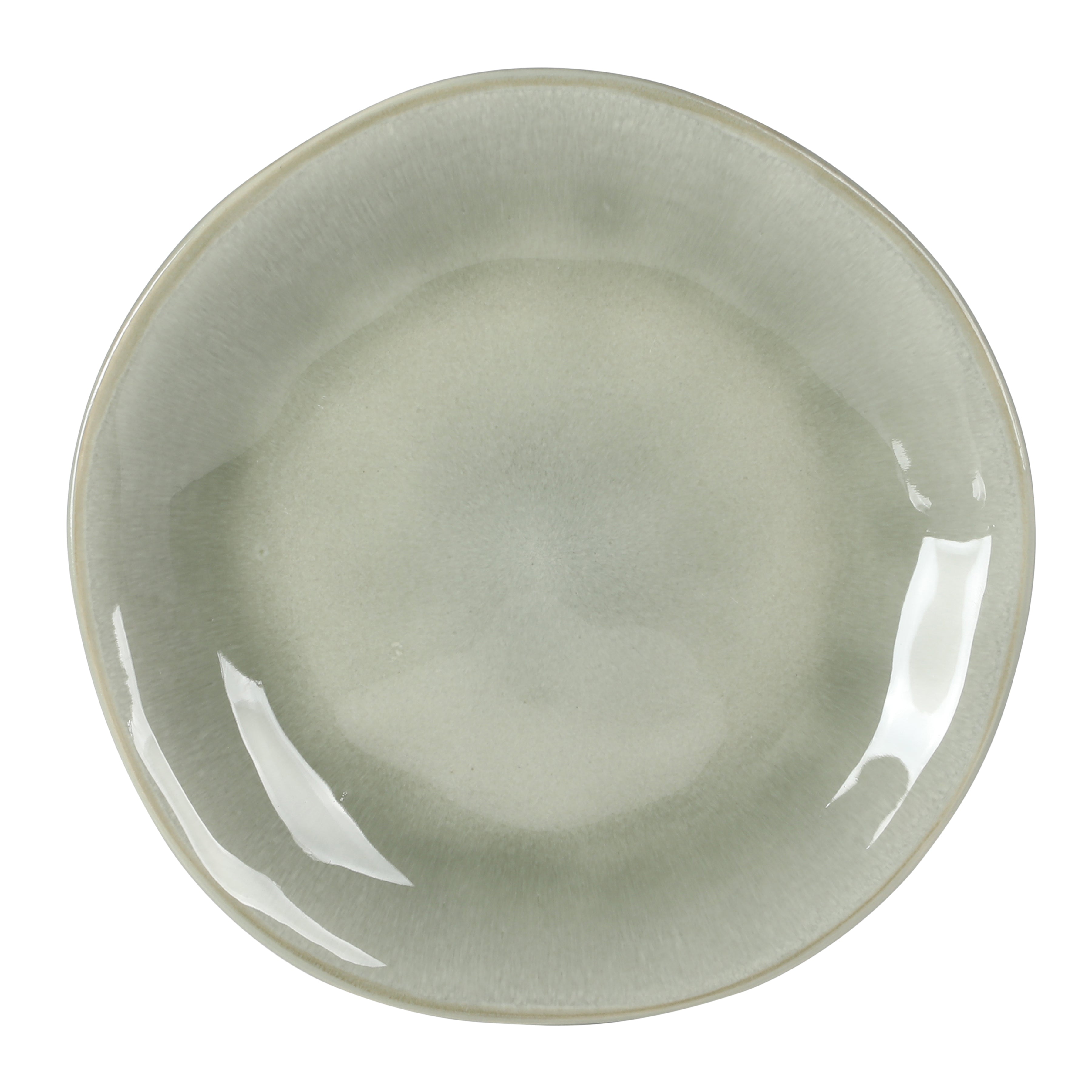 Gibson Elite Port Barton Plates and Bowls Sets, 12-Piece Stoneware Dinnerware Sets, Reactive Glaze Dish Set, Service for 4