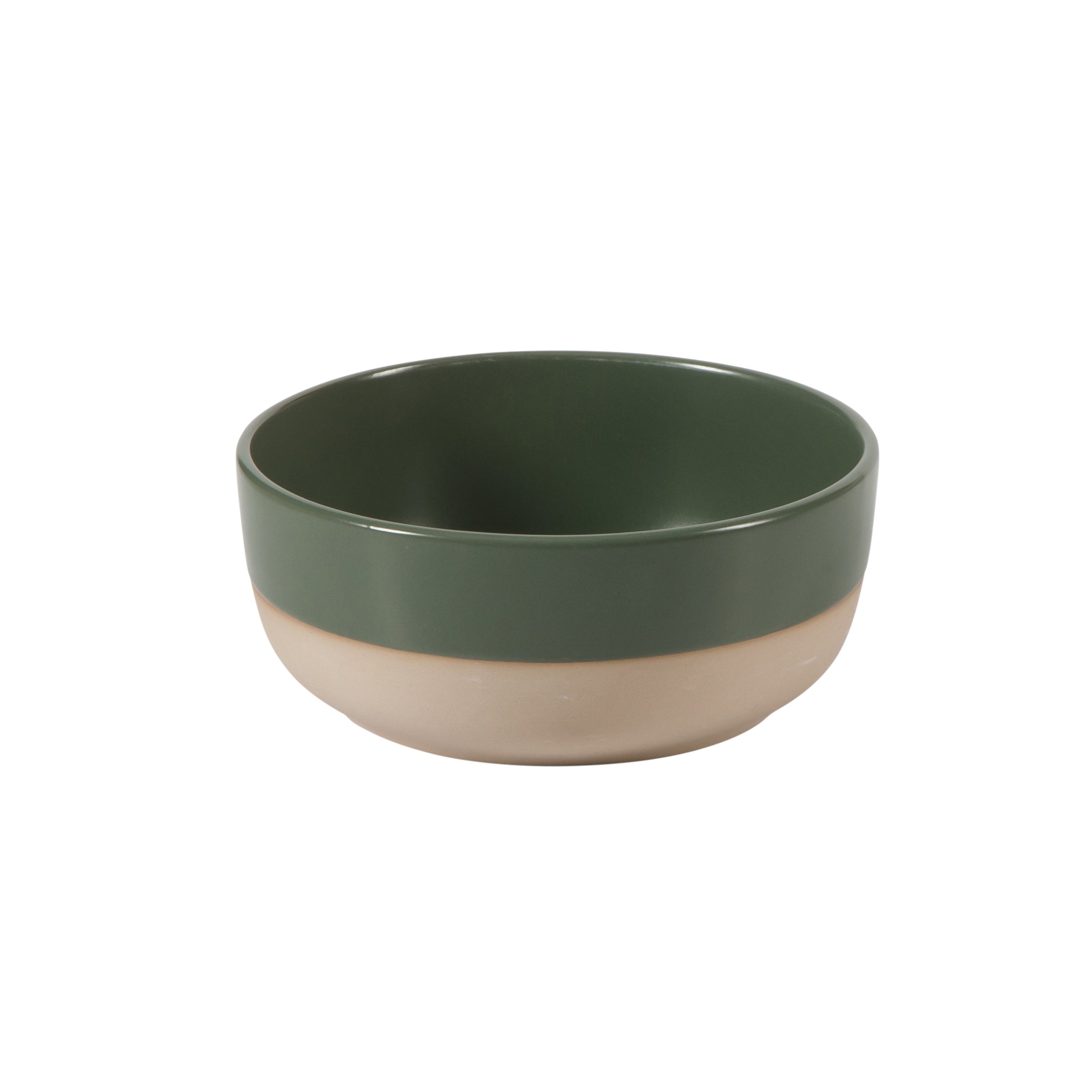 Gibson Home Plates and Bowls Set, 12 Piece Stoneware Dinnerware Set for 4, Matte Two-Tone Glaze, Dishwasher & Microwave Safe, Green