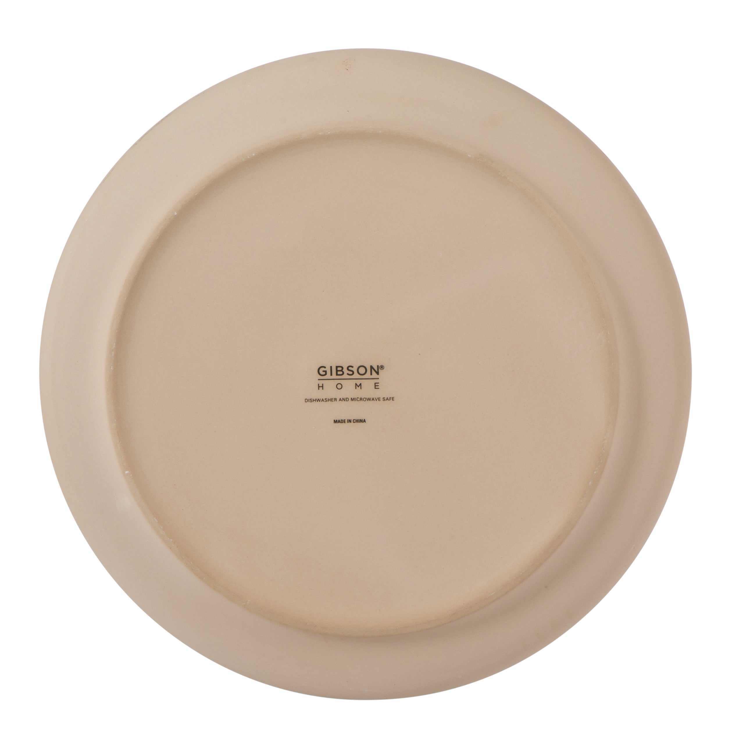 Gibson Home Plates and Bowls Set, 12 Piece Stoneware Dinnerware Set for 4, Matte Two-Tone Glaze, Dishwasher & Microwave Safe, Green