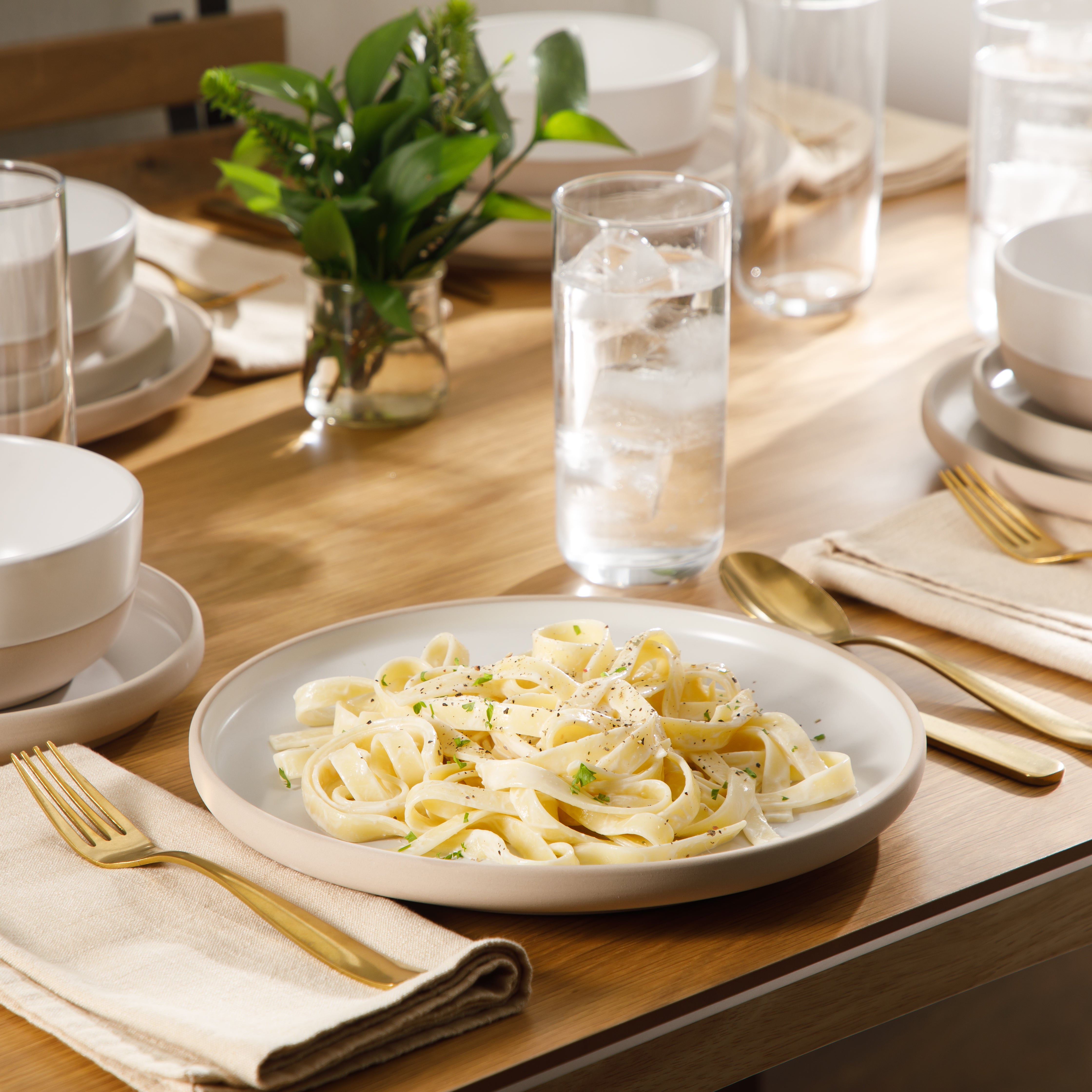 Gibson Home Plates and Bowls Set, 12 Piece Stoneware Dinnerware Set for 4, Matte Two-Tone Glaze, Dishwasher & Microwave Safe, Green