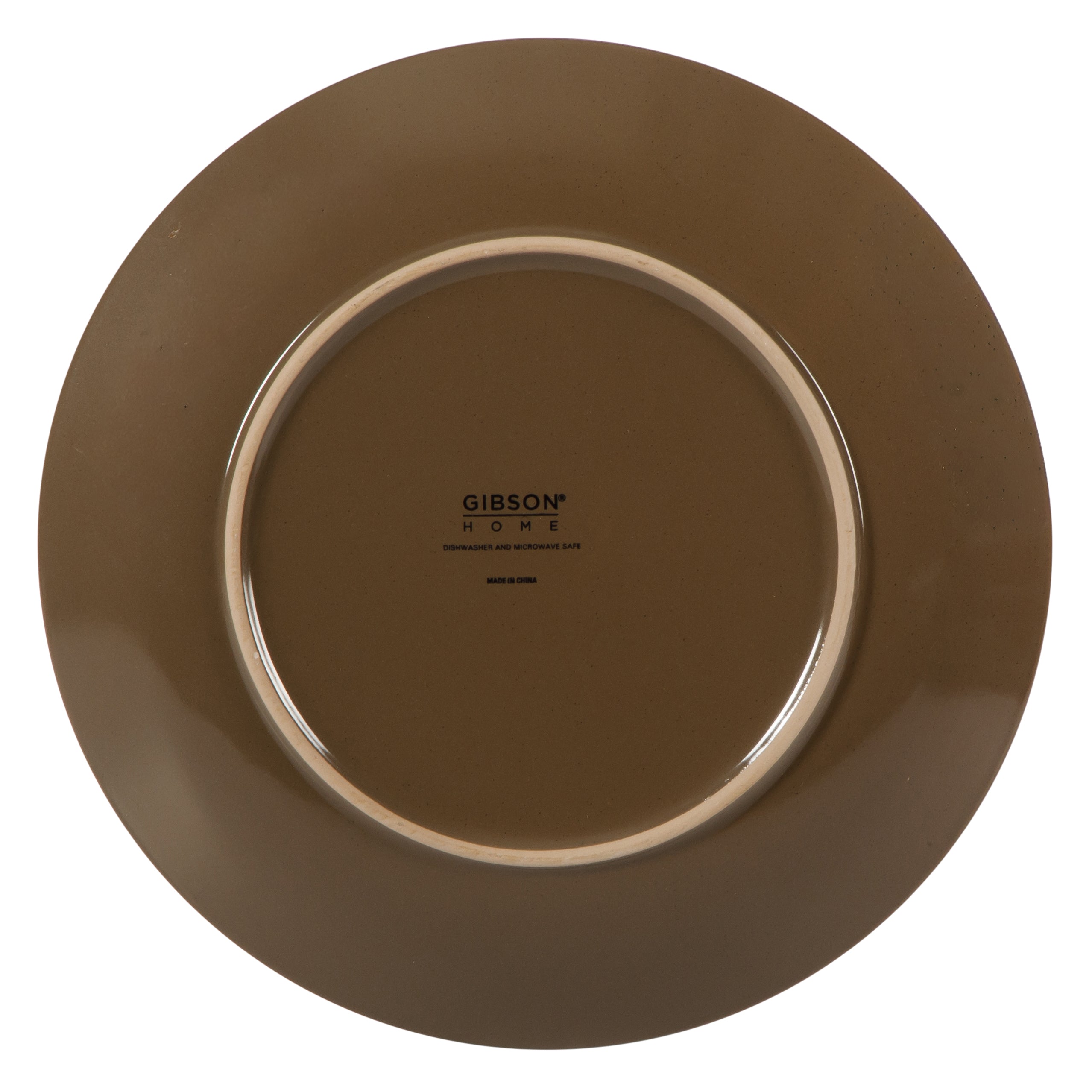 Gibson Home Plates and Bowls Set, 12 Piece Stoneware Dinnerware Set for 4, Ribbed Reactive Glaze, Dishwasher & Microwave Safe