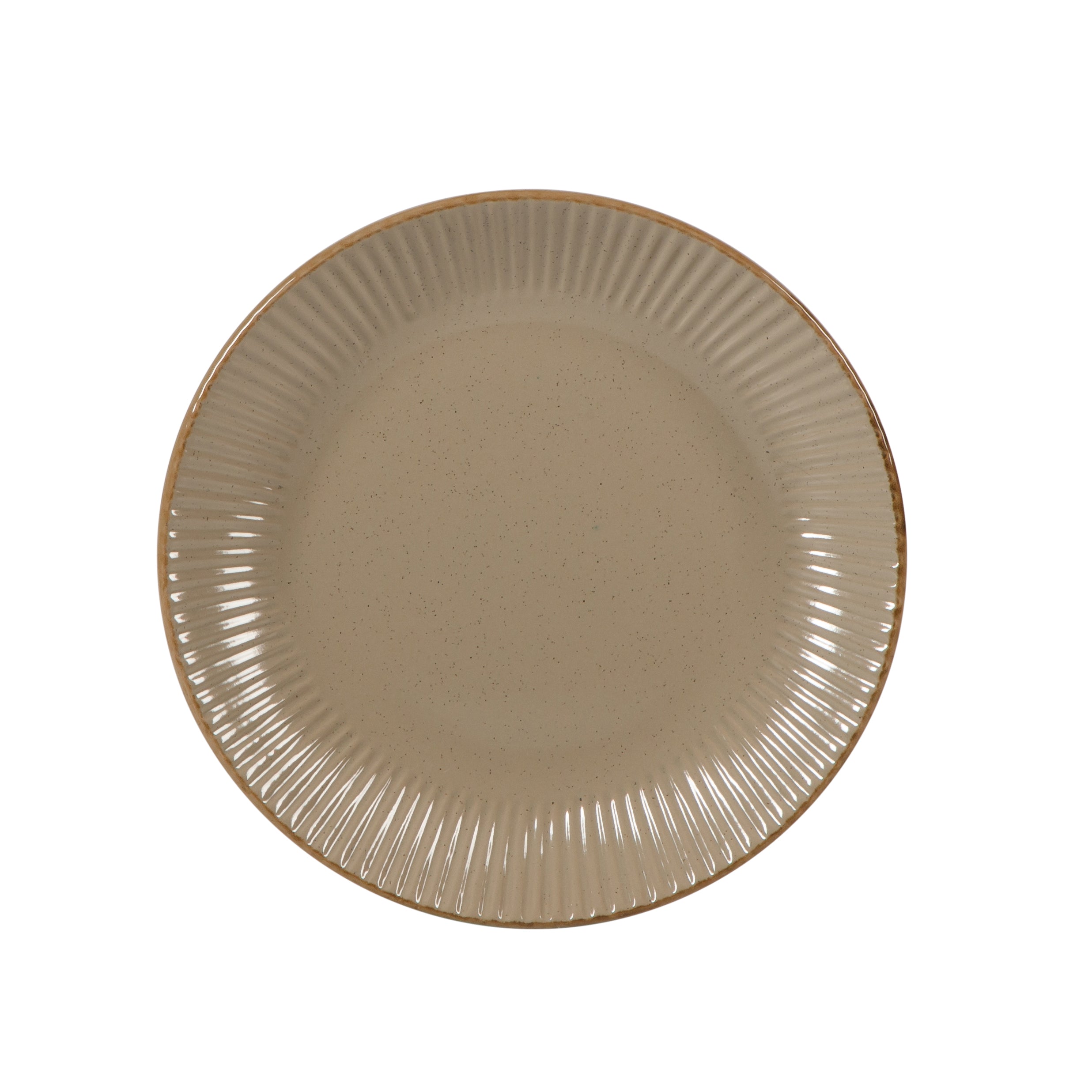 Gibson Home Plates and Bowls Set, 12 Piece Stoneware Dinnerware Set for 4, Ribbed Reactive Glaze, Dishwasher & Microwave Safe