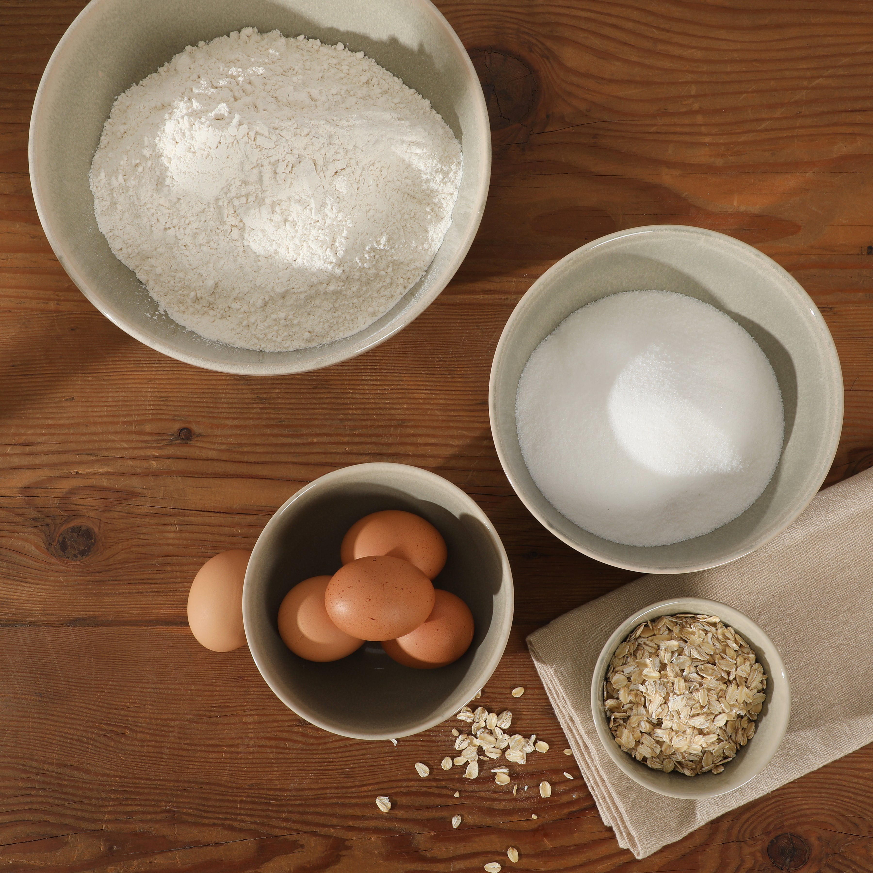 Gibson Elite Maple Grove 4-Piece Stoneware Nesting Bowl Set, Reactive Glaze Mixing and Serving Bowls, Dishwasher Safe