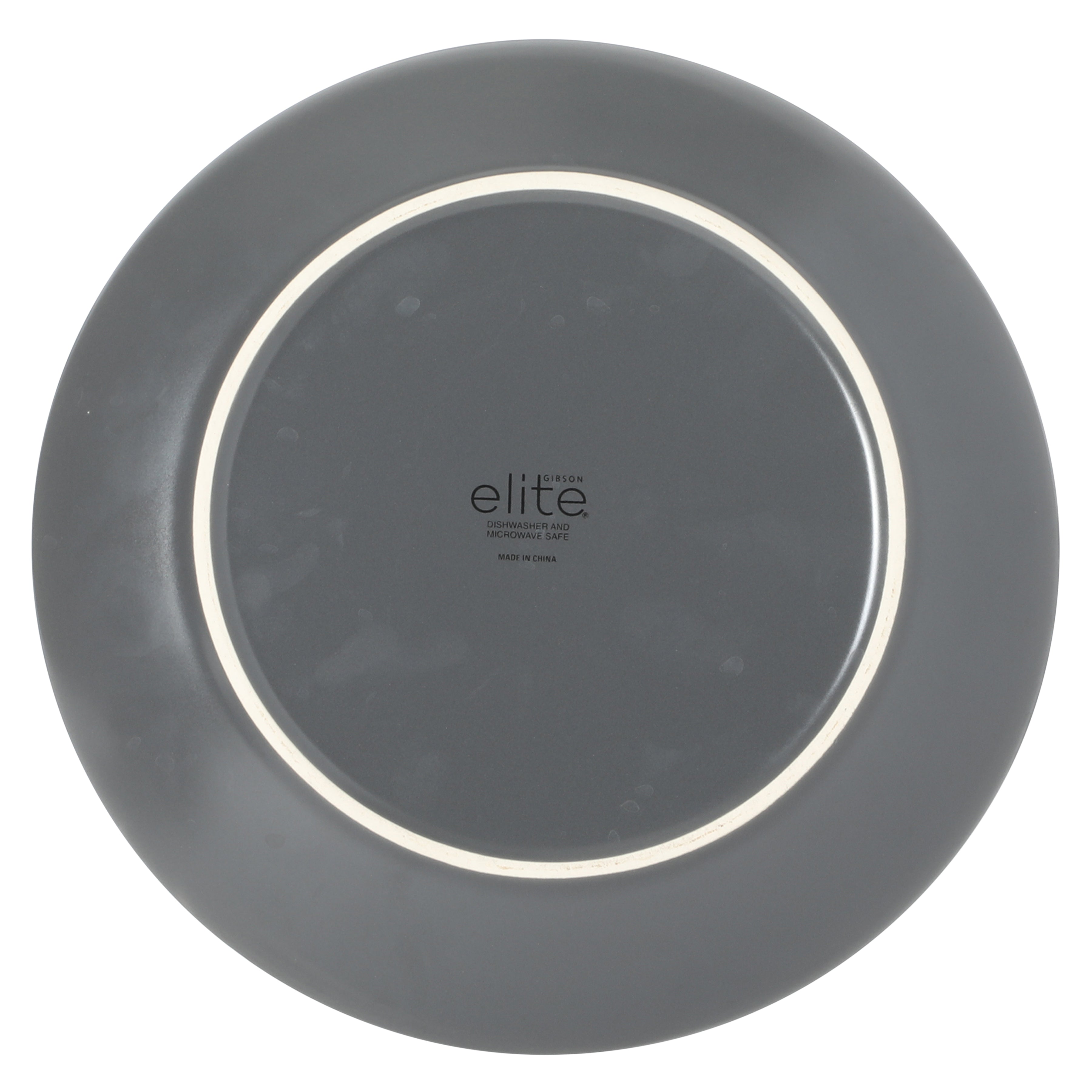 Gibson Elite Pine Coast Plates and Bowls Sets, 12-Piece Stoneware Dinnerware Sets, Reactive Glaze Dish Set