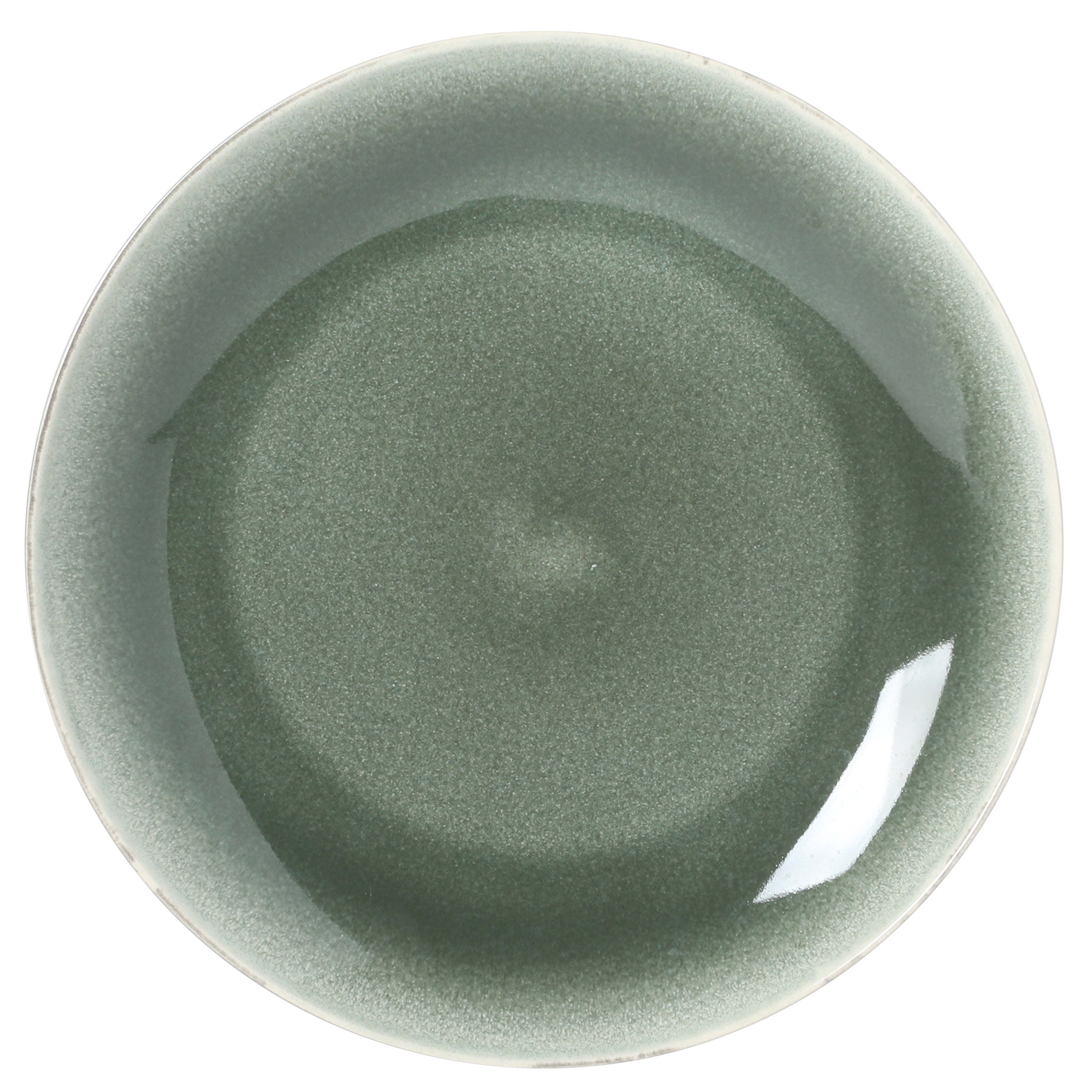 Gibson Elite Pine Coast Plates and Bowls Sets, 12-Piece Stoneware Dinnerware Sets, Reactive Glaze Dish Set