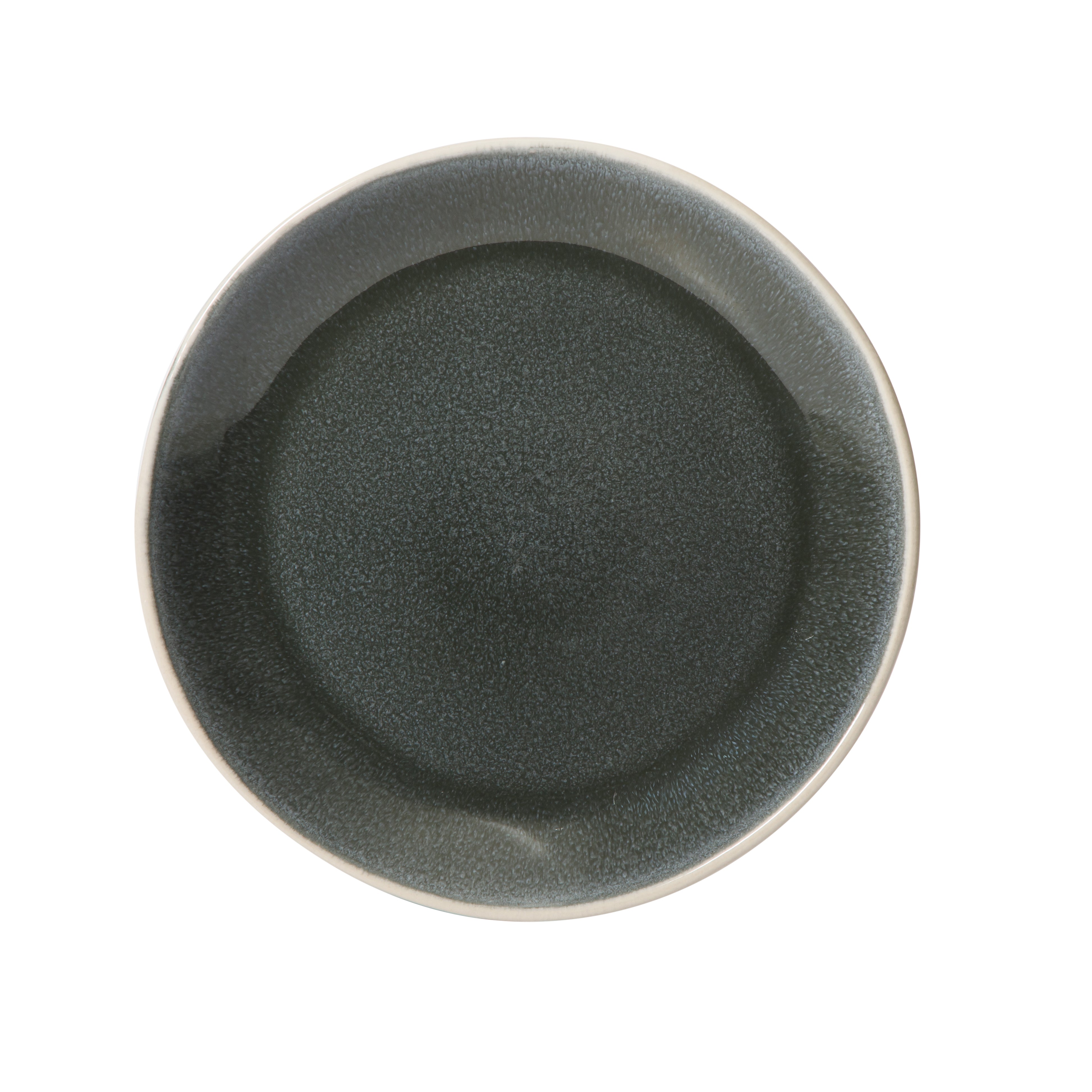 Gibson Elite Plates and Bowls Set, 12 Piece Stoneware Dinnerware for 4, Reactive Glaze Ombre Blue, Chip Resistant, Dishwasher & Microwave Safe