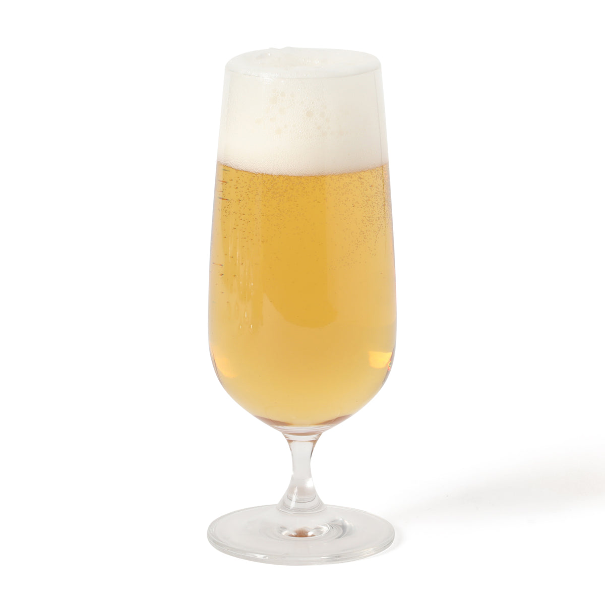 Martha Stewart Virginia 6-Piece 14 Oz Pilsner Glass Set, Clear Glass Beer Glasses