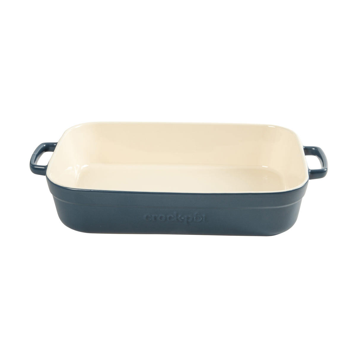 Crock-Pot Southvale 4.4 Quart Stoneware Casserole Dish, 9 x 13 Inch Lasagna Pan
