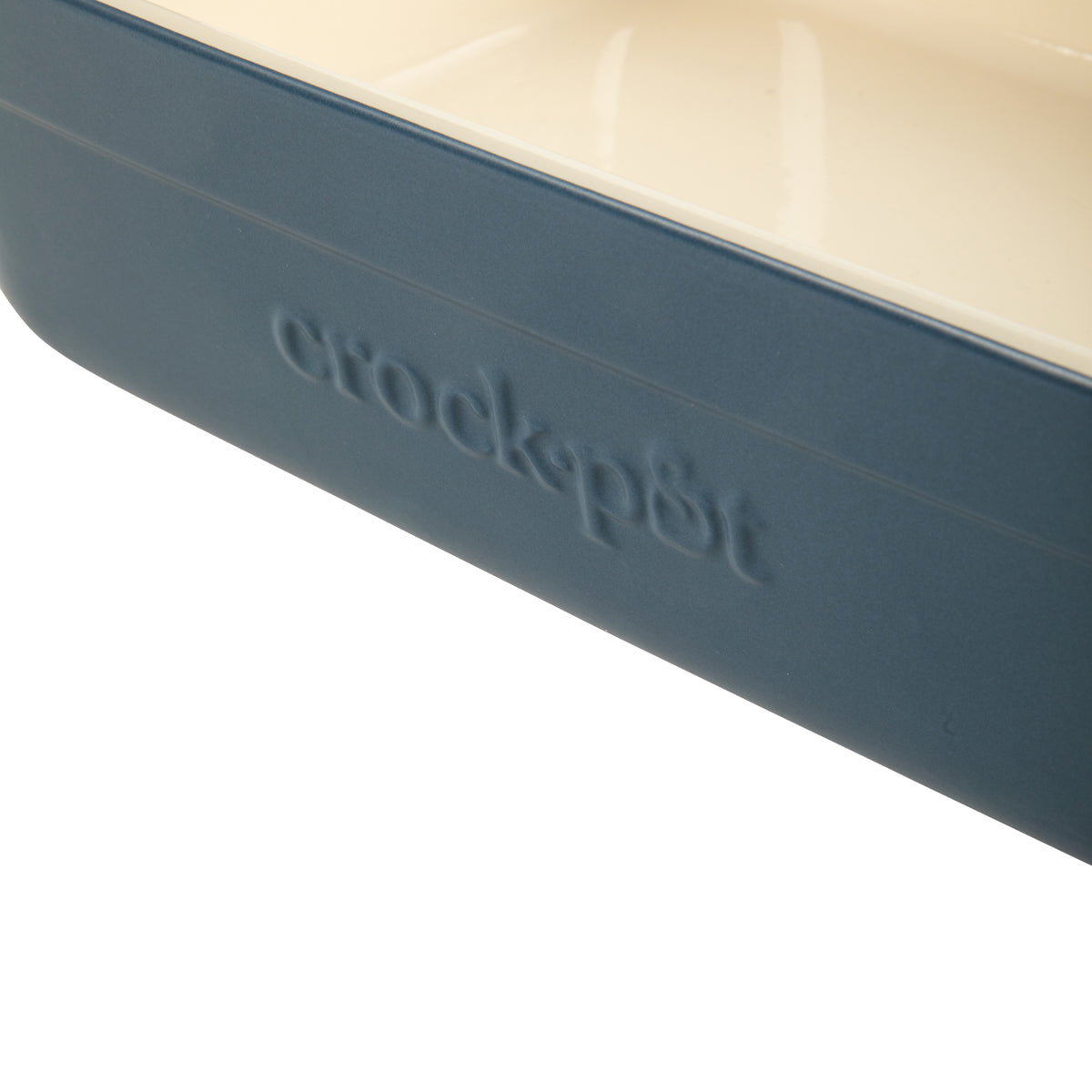 Crock-Pot Southvale 4.4 Quart Stoneware Casserole Dish, 9 x 13 Inch Lasagna Pan