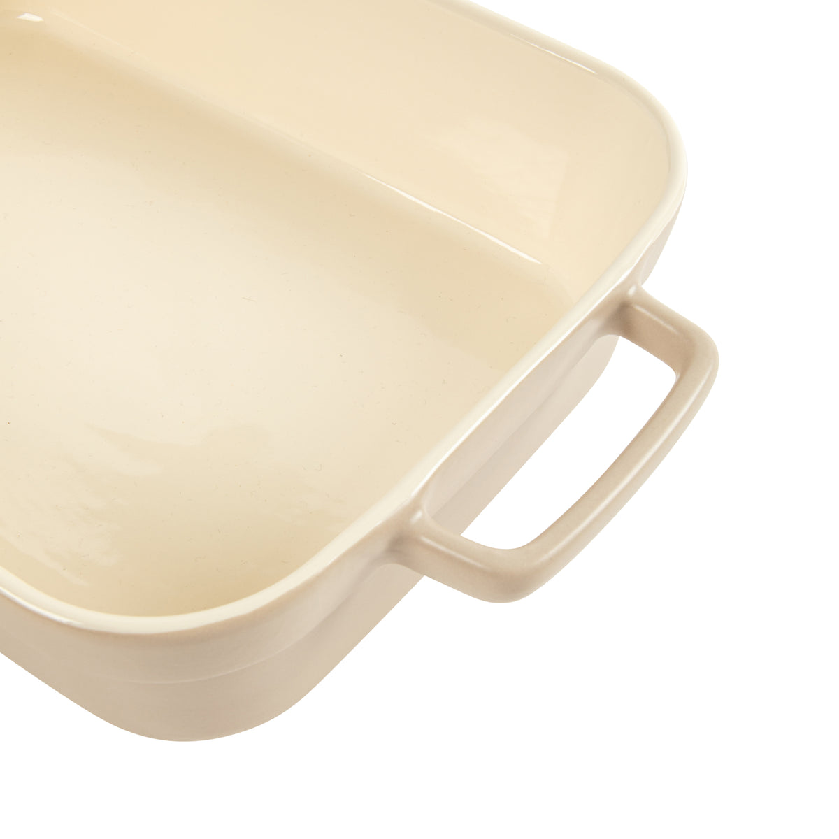 Crock-Pot Southvale 4.4 Quart Stoneware Casserole Dish, 9 x 13 Inch Lasagna Pan