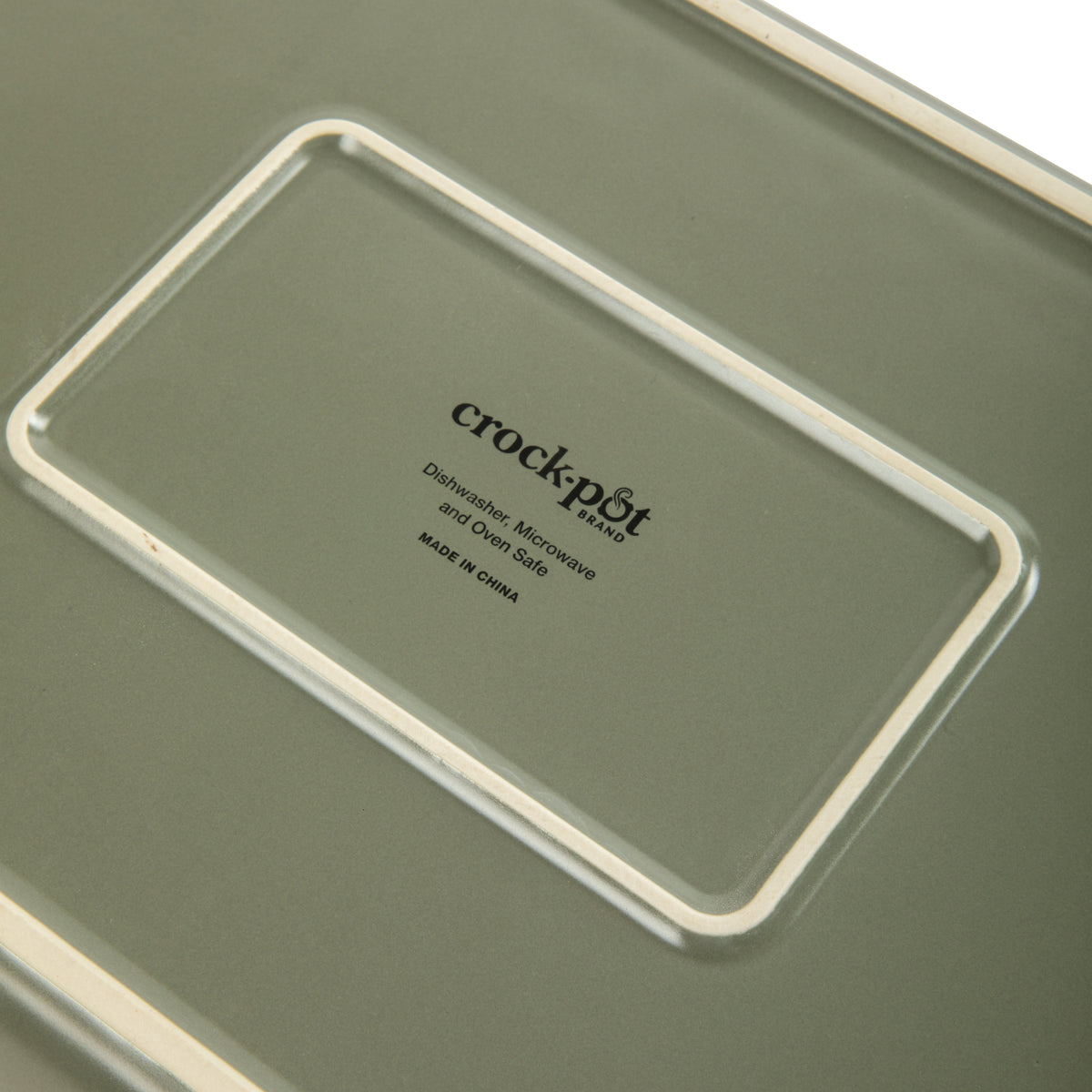 Crock-Pot Southvale 4.4 Quart Stoneware Casserole Dish, 9 x 13 Inch Lasagna Pan