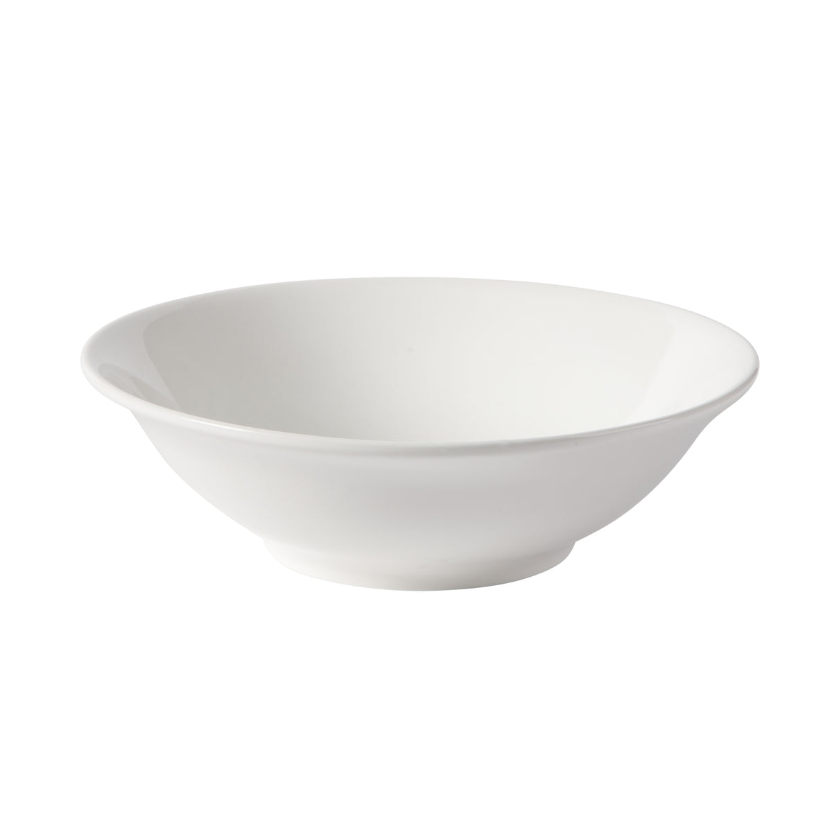 Gibson Home Great Essentials 6 Piece 8 Inch Porcelain Bowl Set, White Round Pasta Soup Salad Bowls