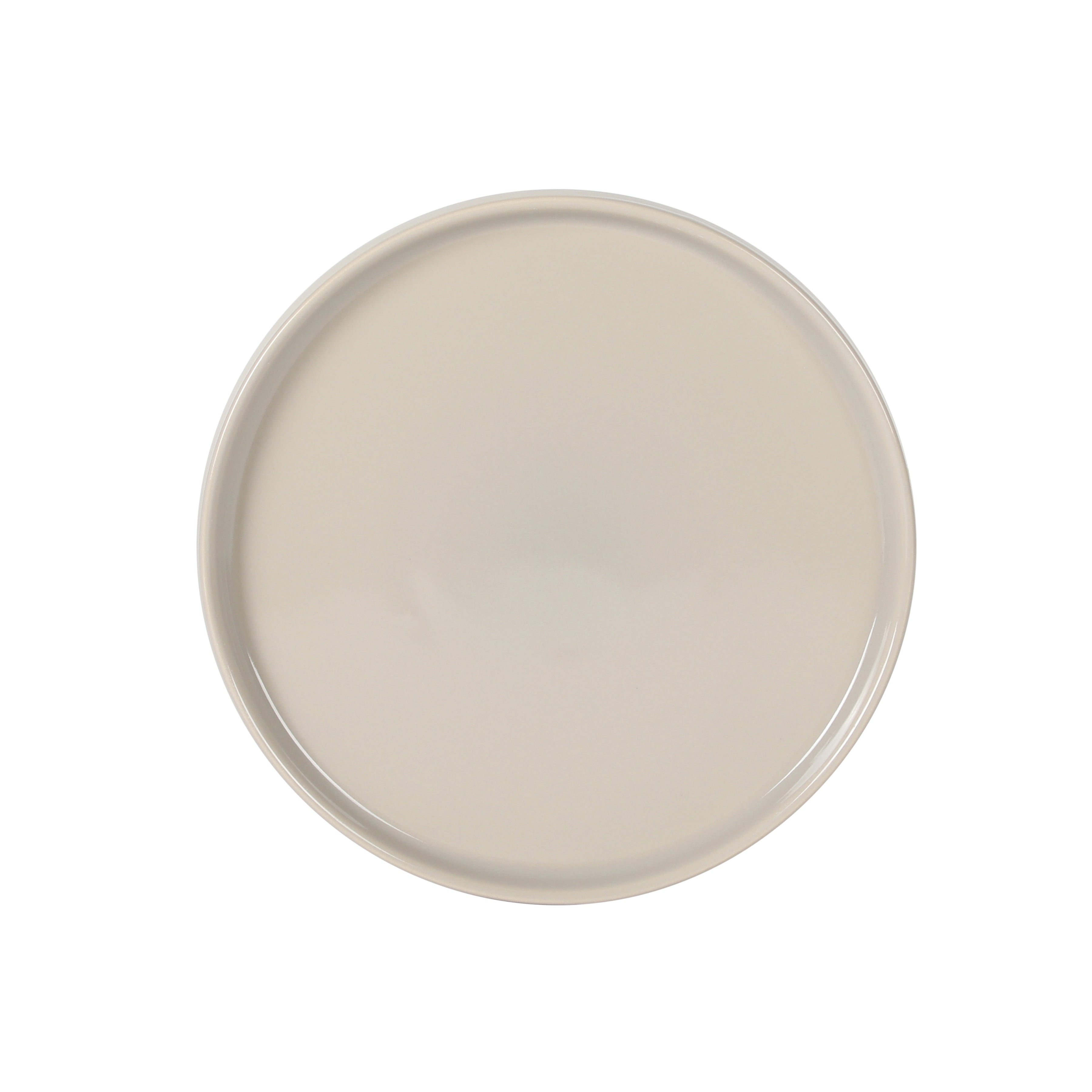 Gibson Elite Moonstone 12 Piece Modern Stoneware Dinnerware Set for 4, Grey Plates and Bowls Set, Dinner Plates, Salad Plates, Bowls