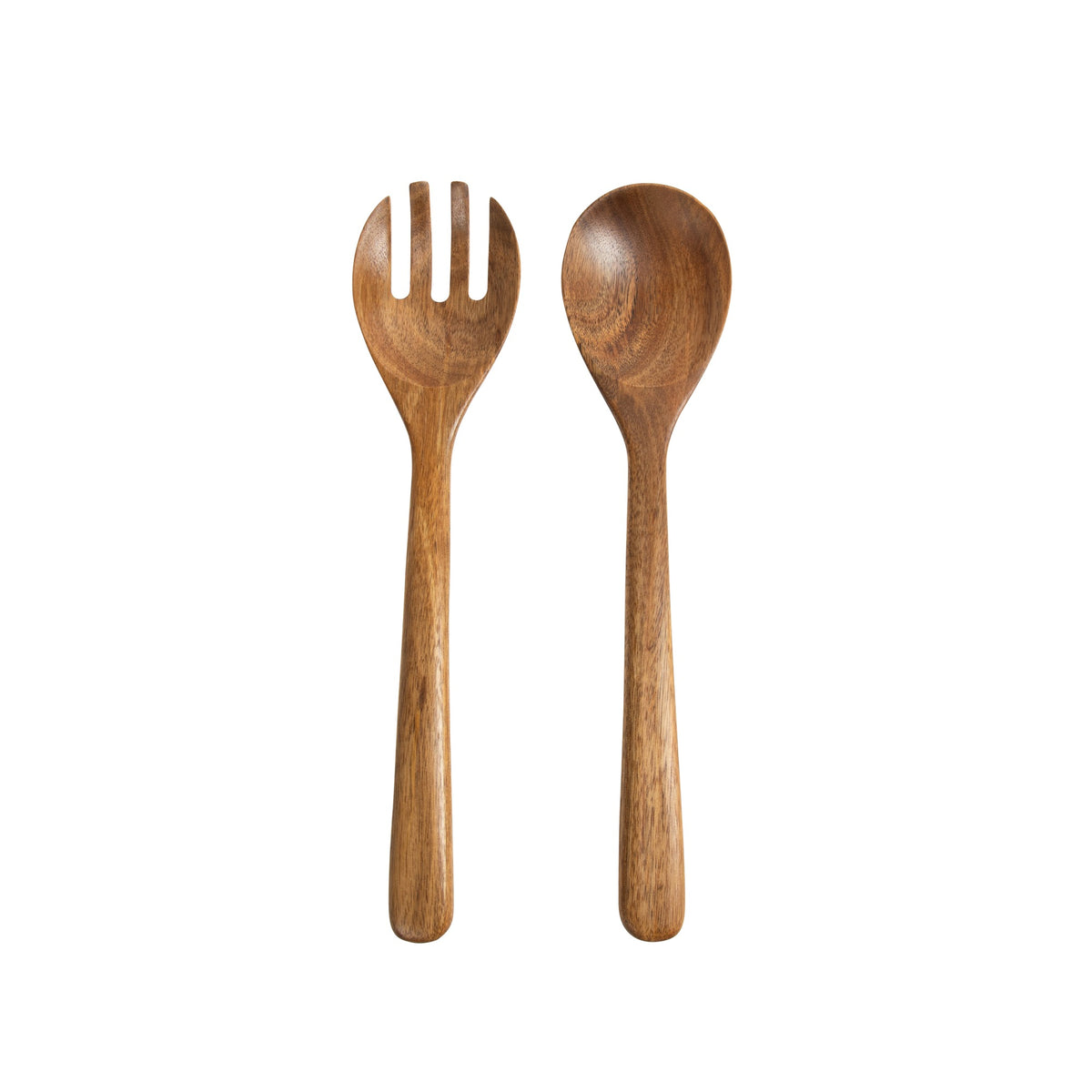 Gibson Elite Akron Mill Acacia Salad Servers