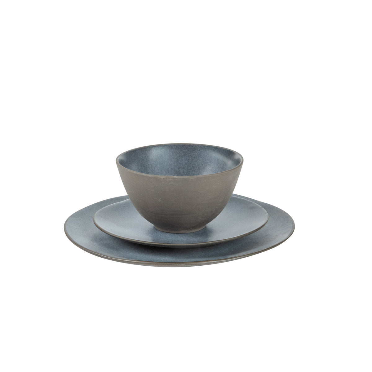 Gibson Elite Oasis Crest 12-Piece Stoneware Dinnerware Set for 4