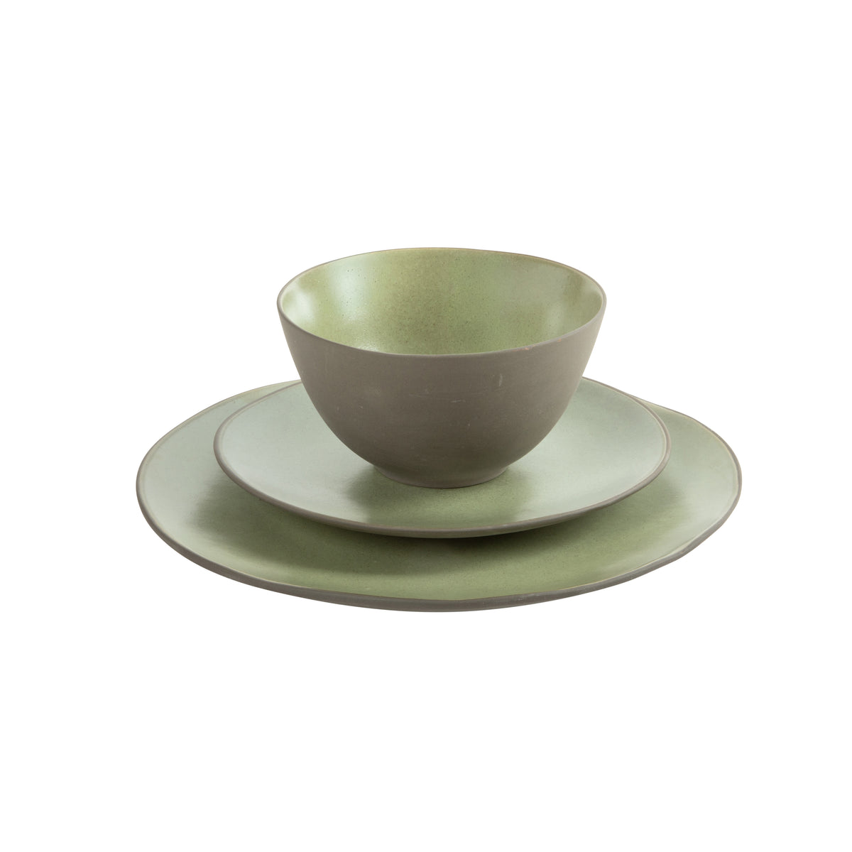 Gibson Elite Oasis Crest 12-Piece Stoneware Dinnerware Set for 4