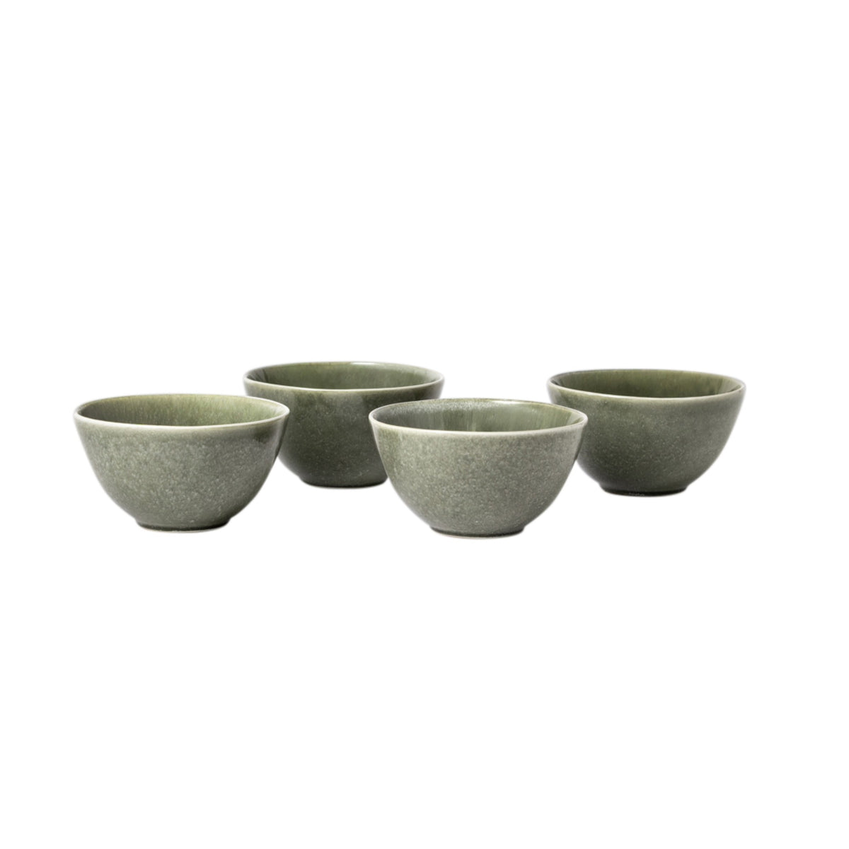 Gibson Elite Cathedral City Dinnerware Set, Green Reactive Glaze Stoneware, Service for 4, 16 Piece