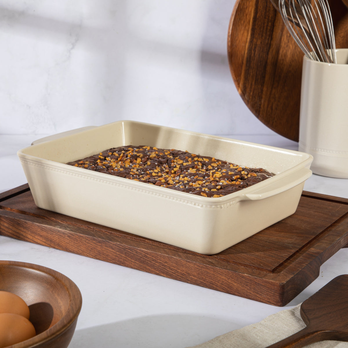 Sur La Table Kitchen Essentials Dot and Dine Casserole Dish - lifestyle