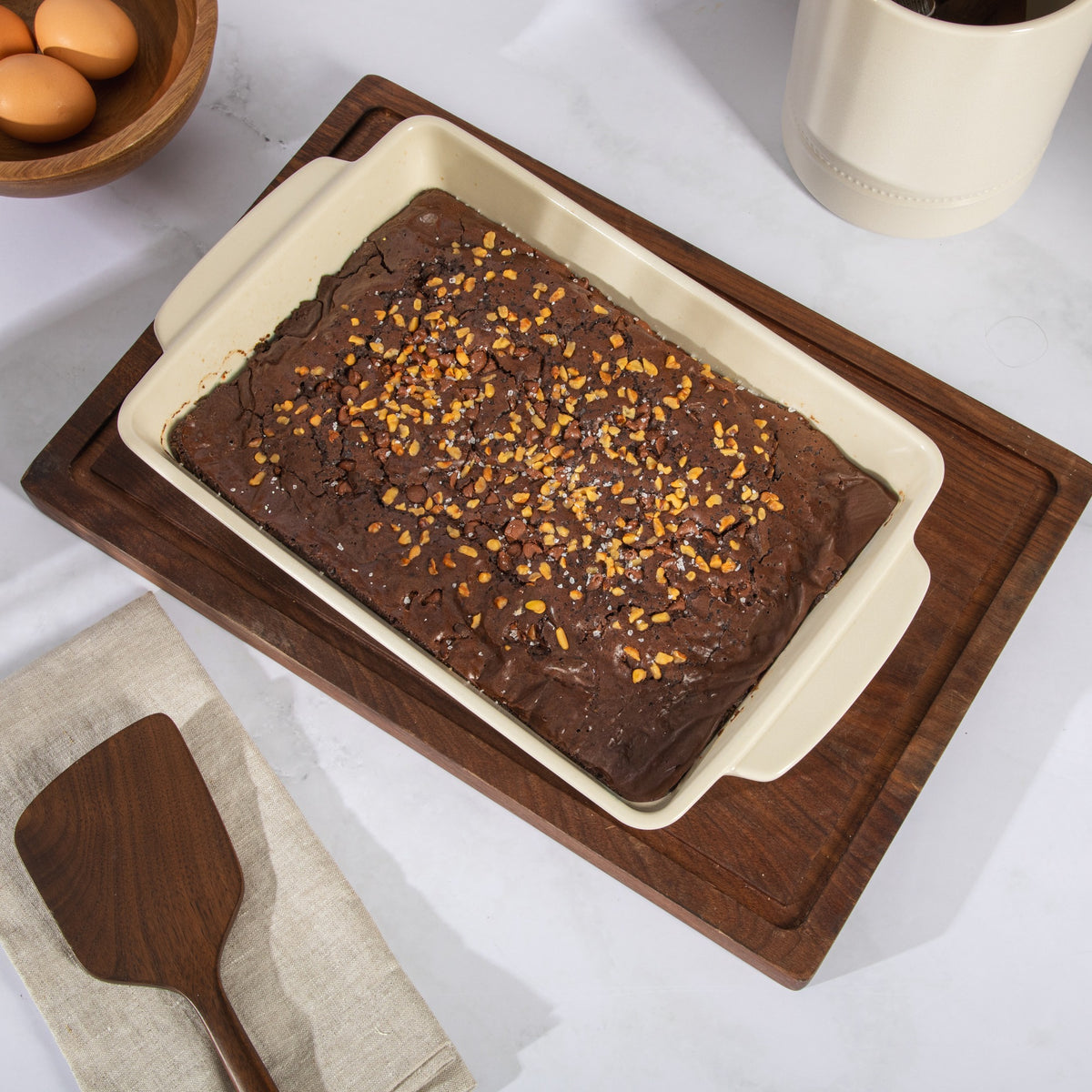 Sur La Table Kitchen Essentials Dot and Dine Casserole Dish - lifestyle