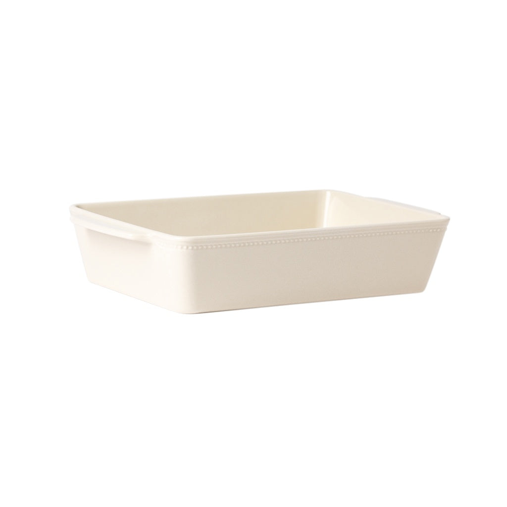Sur La Table Kitchen Essentials Dot and Dine Casserole Dish - angled view
