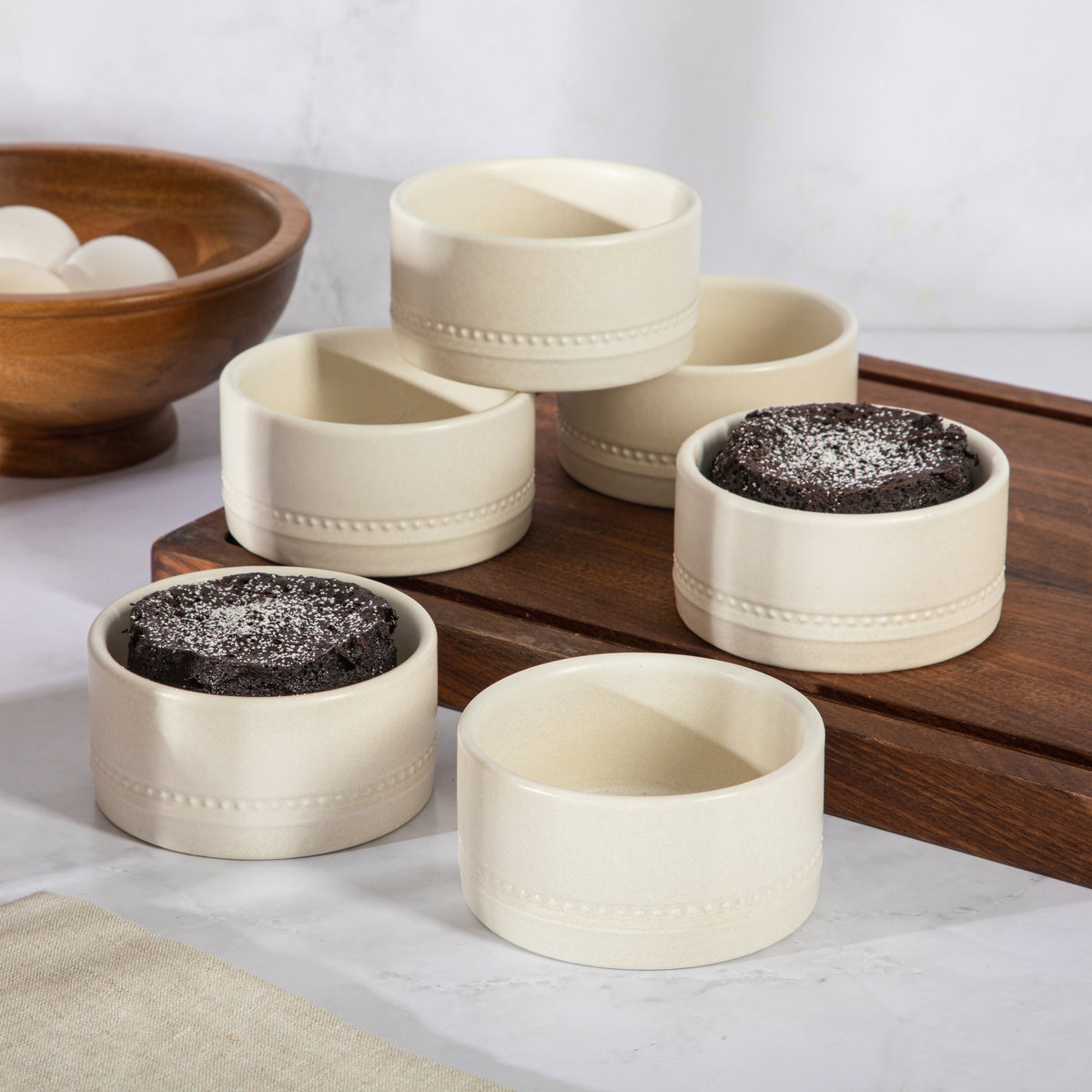 Sur La Table Kitchen Essentials Dot and Dine Ramekins Set of 6 - lifestyle