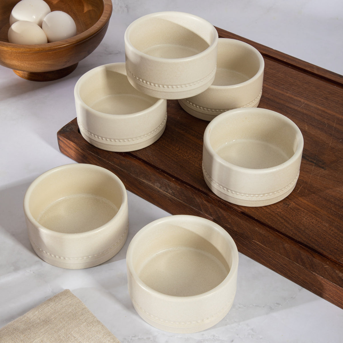 Sur La Table Kitchen Essentials Dot and Dine Ramekins Set of 6 - lifestyle