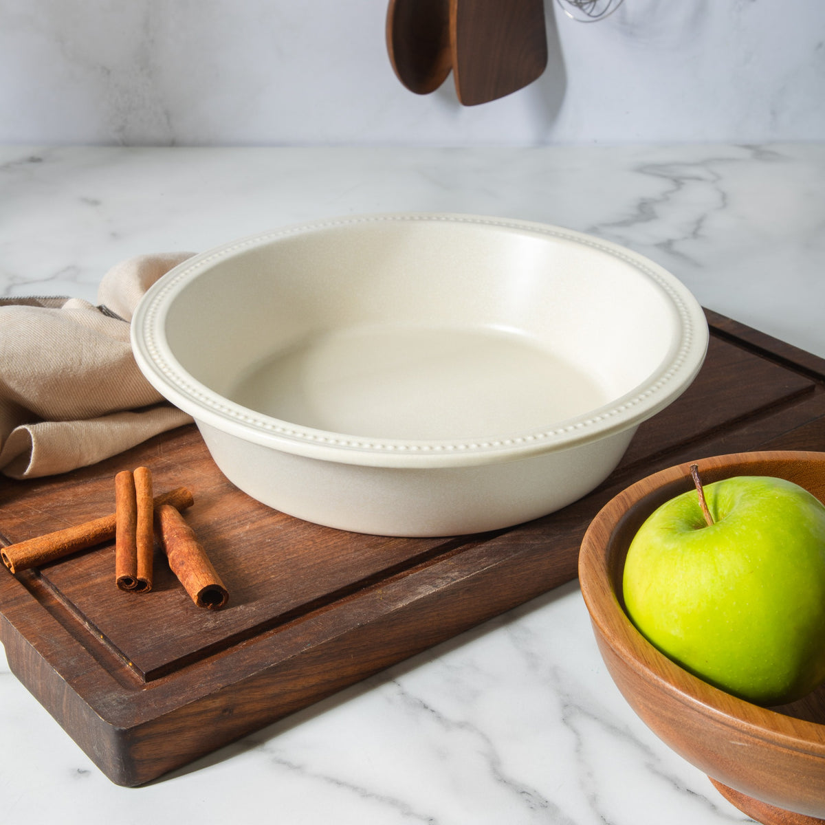 Sur La Table Kitchen Essentials Dot and Dine Pie Dish - lifestyle