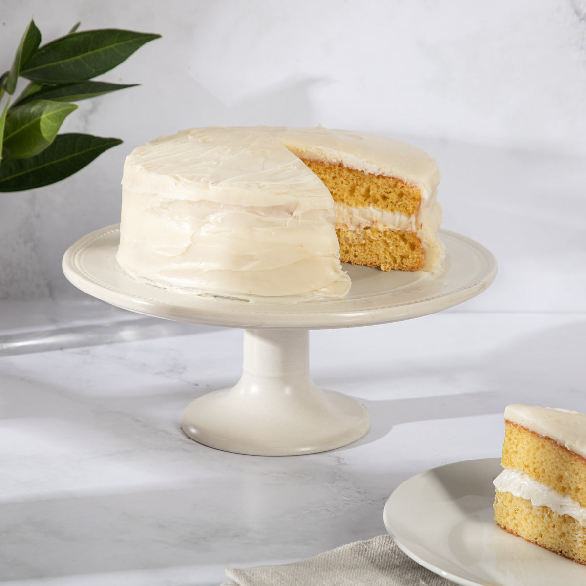 Sur La Table Kitchen Essentials Dot and Dine Cake Stand - lifestyle
