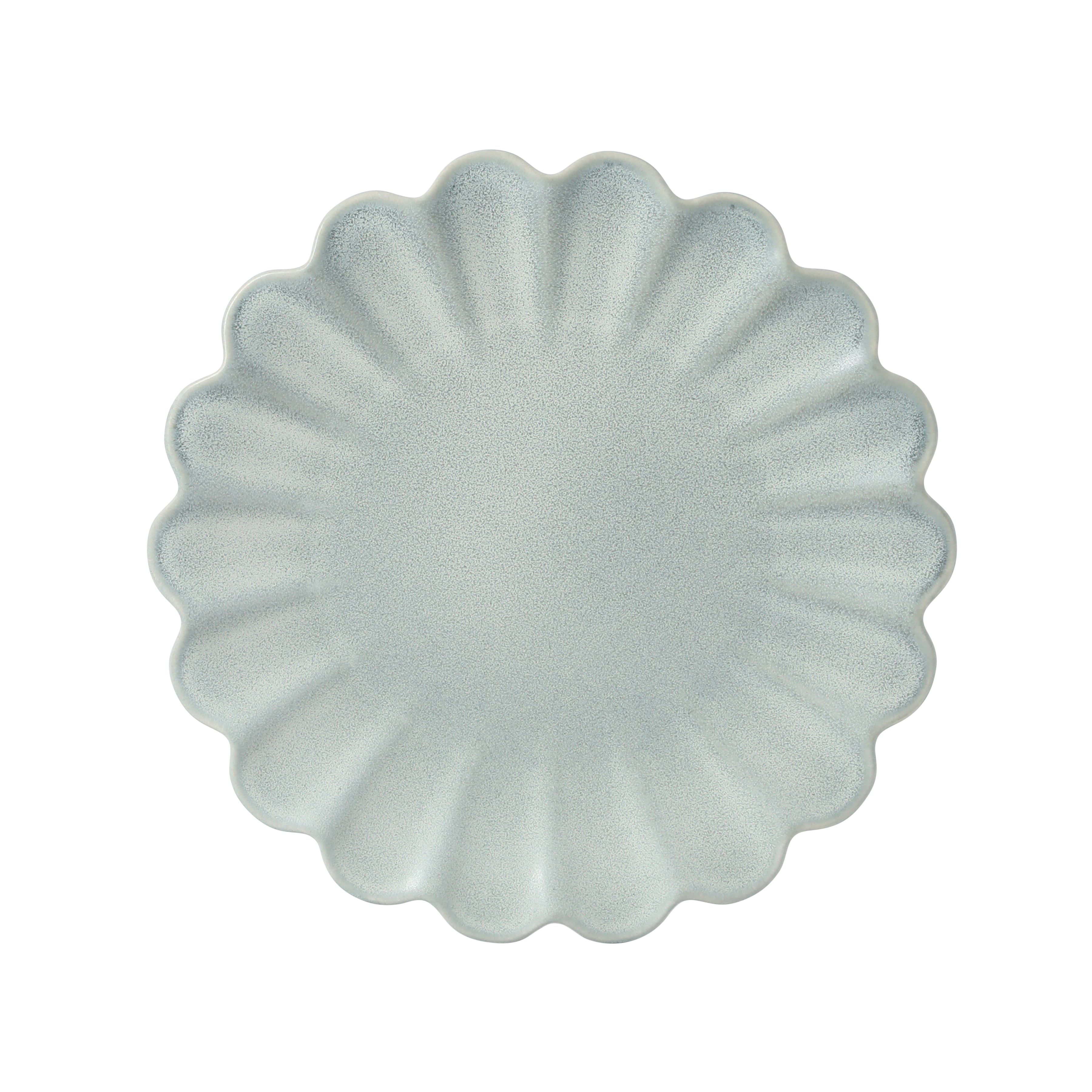 Gibson Elite Plates and Bowls Sets, 12-Piece Stoneware Dinnerware Set for 4, Scalloped Dish Set with Dinner Plates, Salad Plates & Bowls