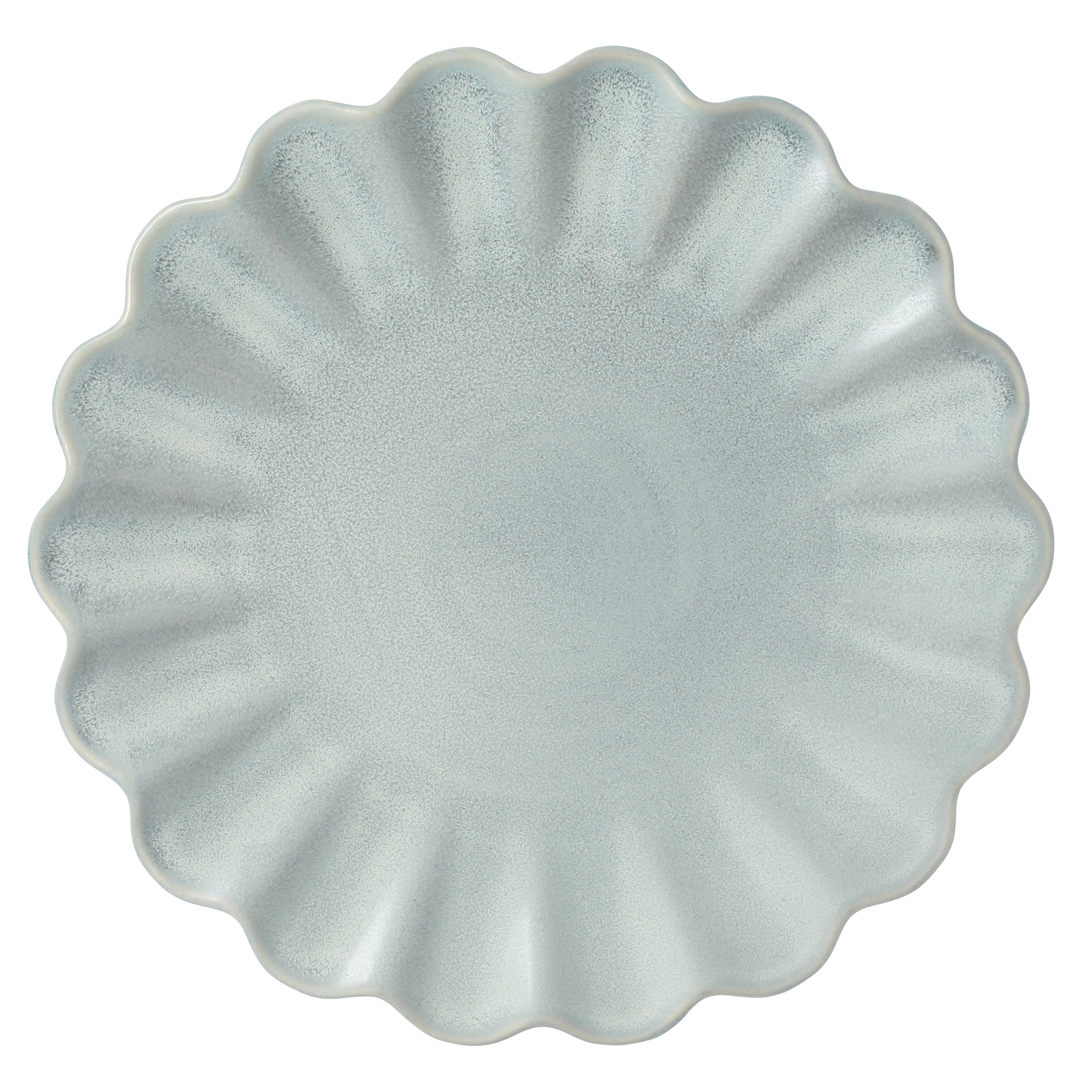Gibson Elite Plates and Bowls Sets, 12-Piece Stoneware Dinnerware Set for 4, Scalloped Dish Set with Dinner Plates, Salad Plates & Bowls